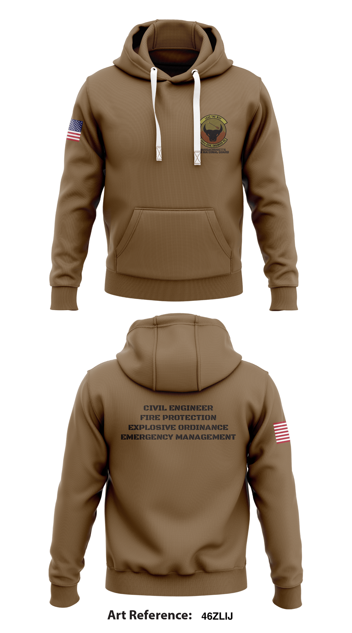 14th CES Store 1 Core Men's Hooded Performance Sweatshirt - 46zlIJ