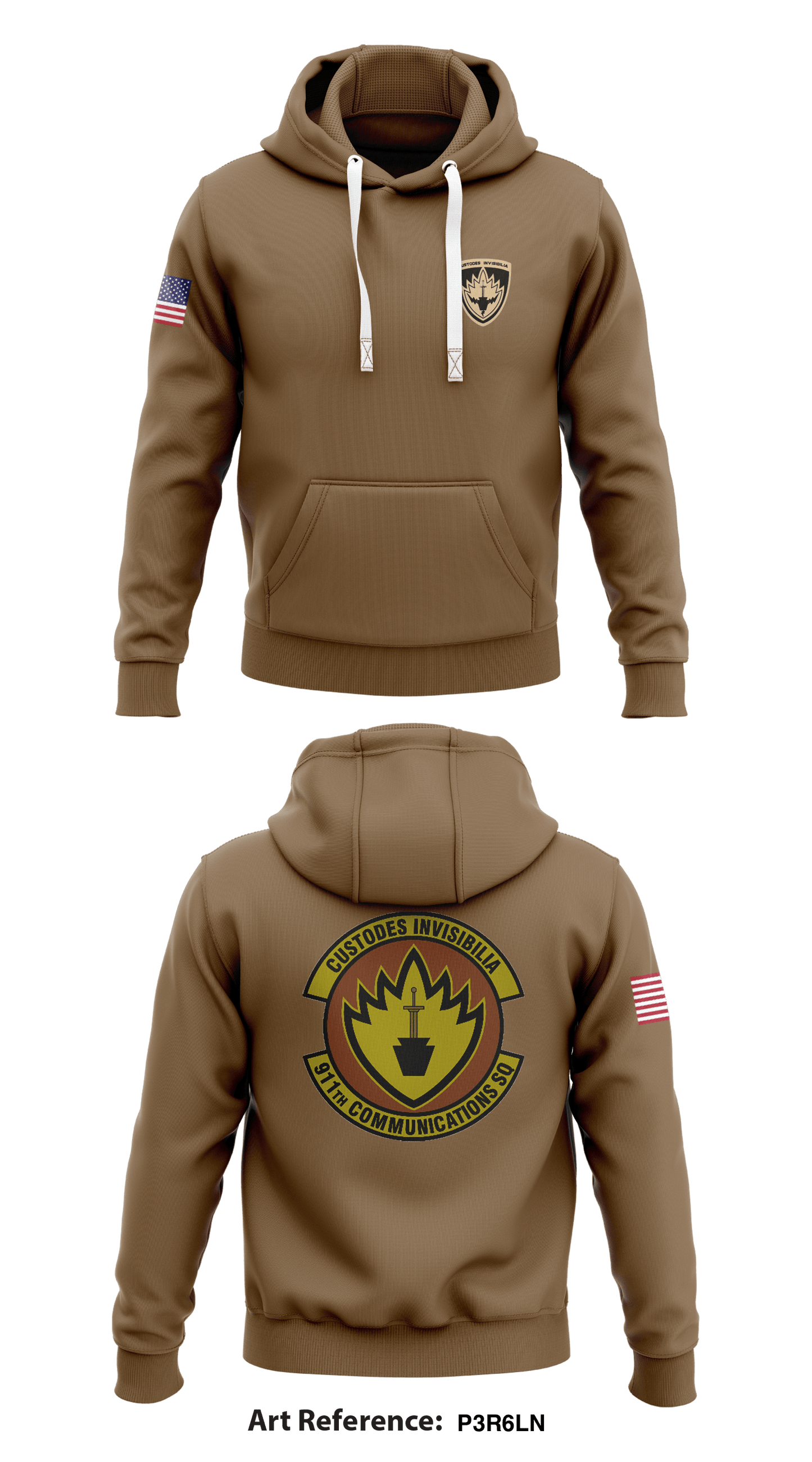 911th Communications Squadron Store 1 Core Men's Hooded Performance Sweatshirt - P3r6Ln