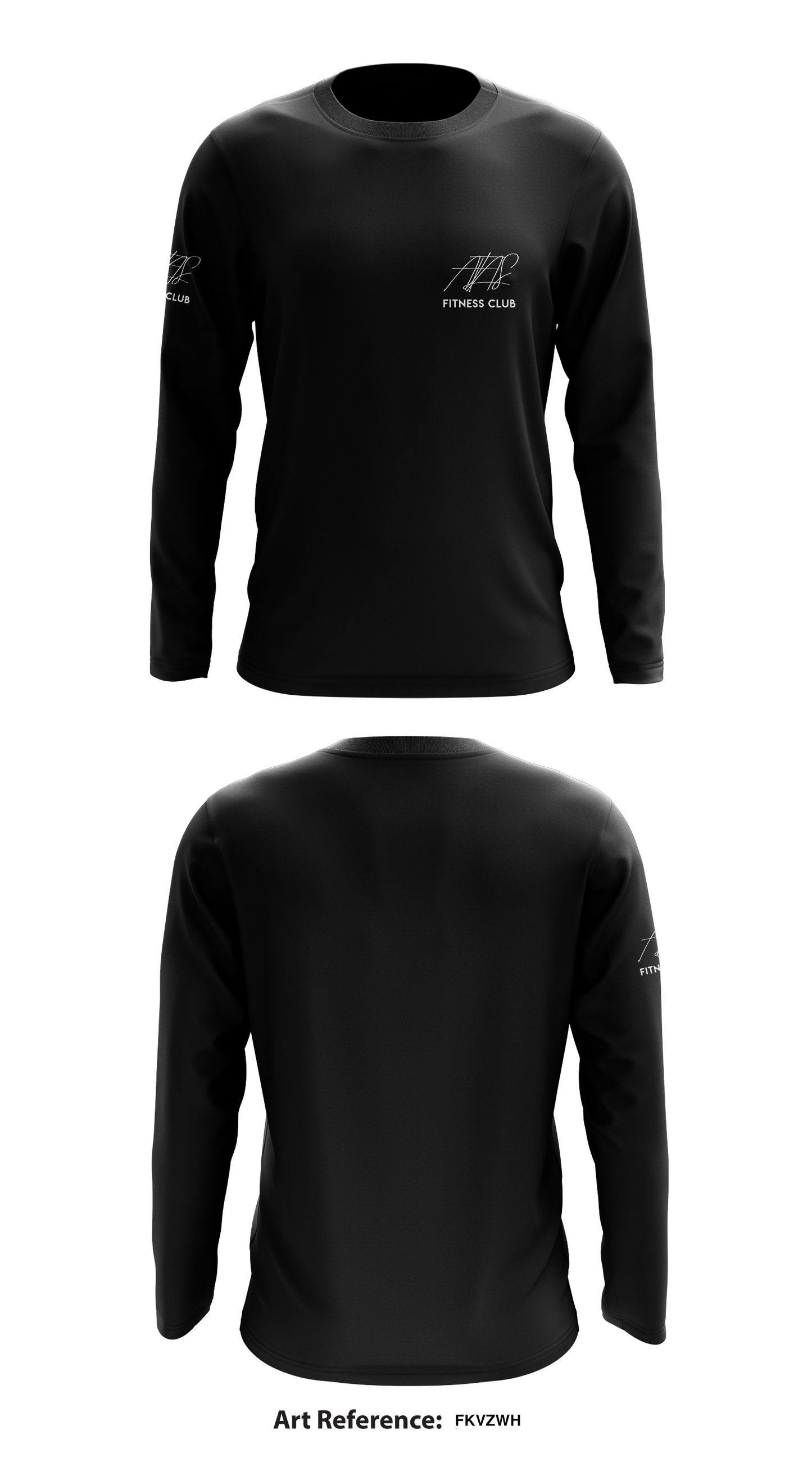 Atlas Fitness Club Store 2 Core Men's LS Performance Tee - fKVzWH