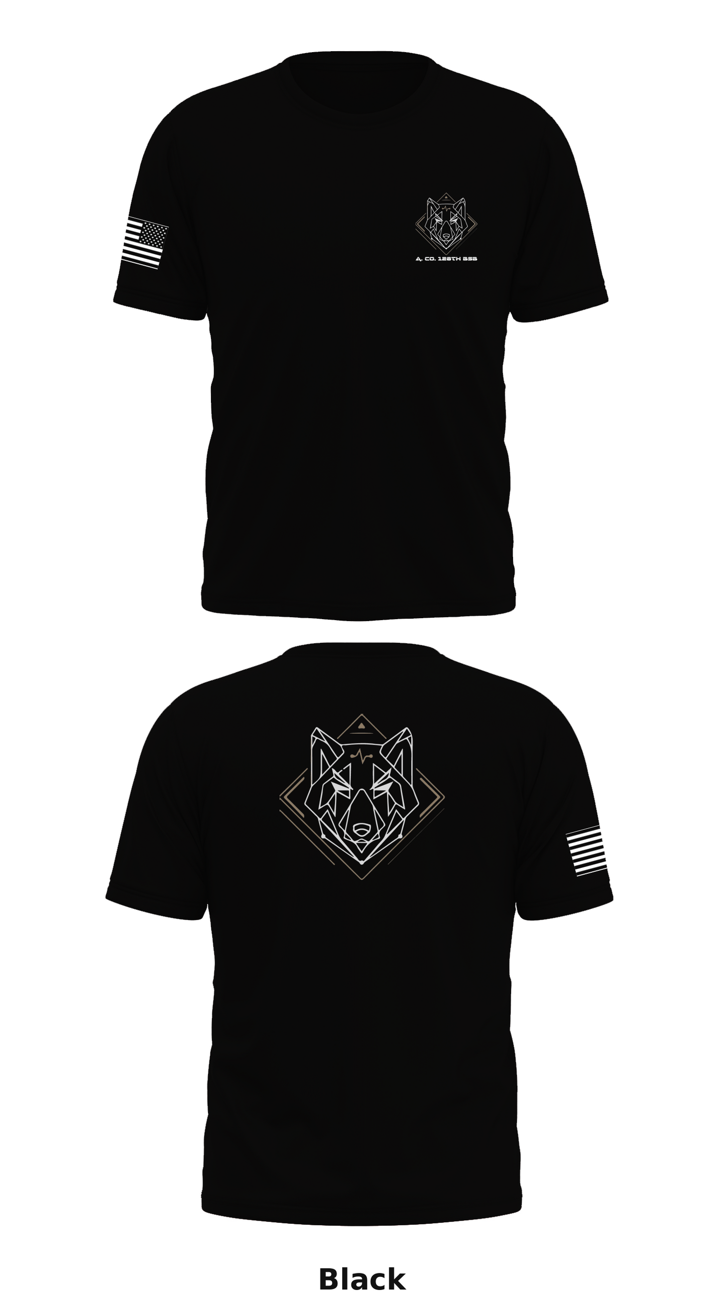 A. Co. 128th BSB Store 1 Core Men's SS Performance Tee - 55920878117