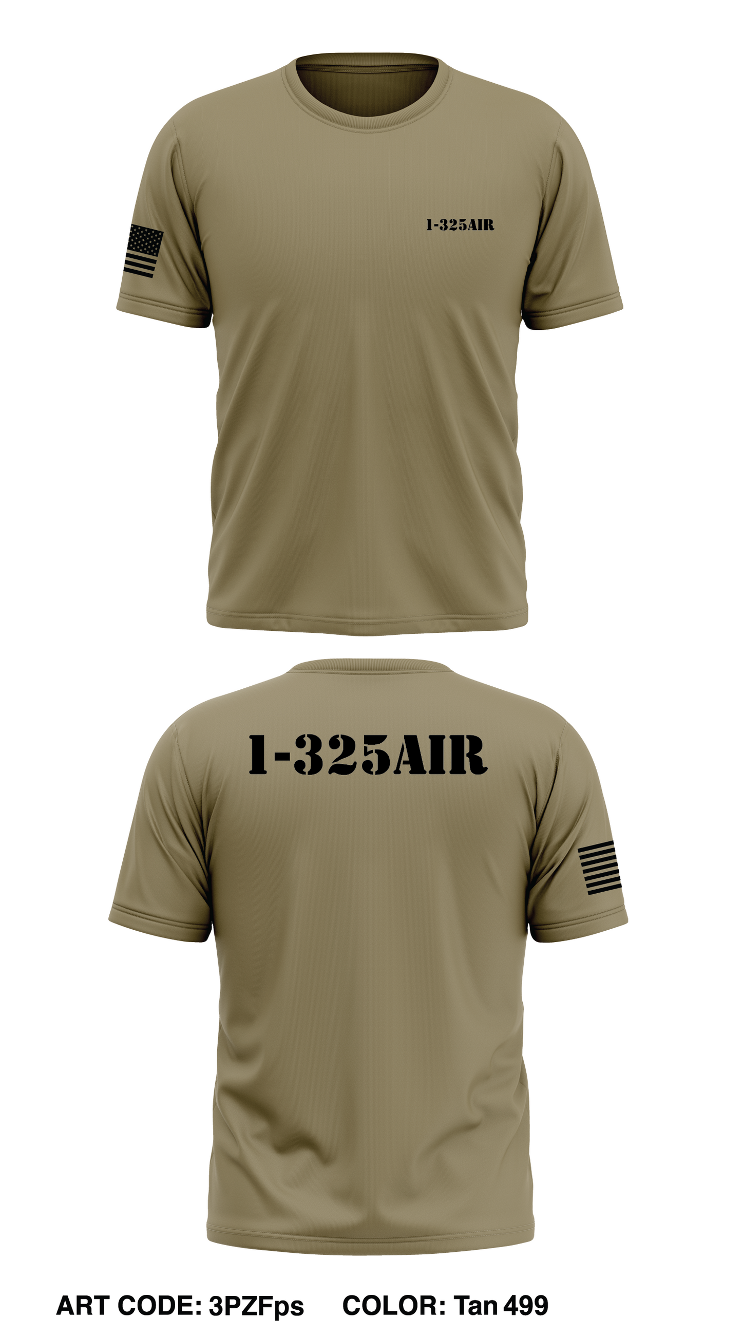 1-325AIR Store 1 Core Men's SS Performance Tee - 3PZFps