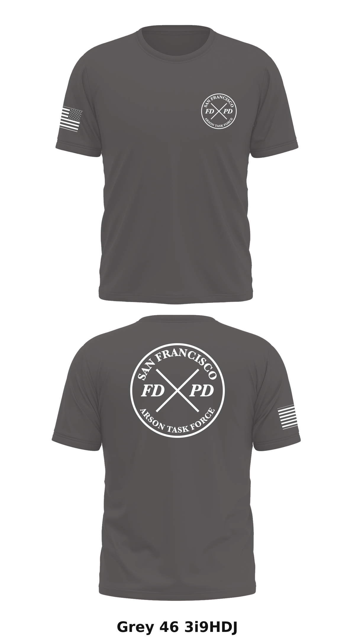 Arson Task Force Store 1 Core Men's SS Performance Tee - 3i9HDJ