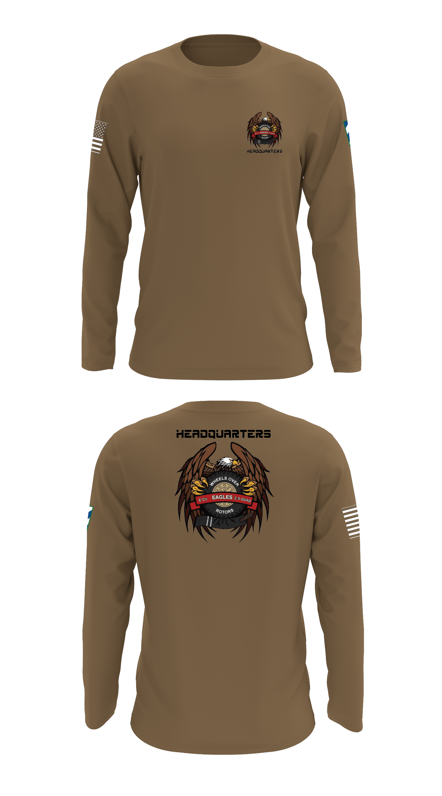 Eco 2-3 GSAB HQ Store 1 Core Men's LS Performance Tee - 65107981471