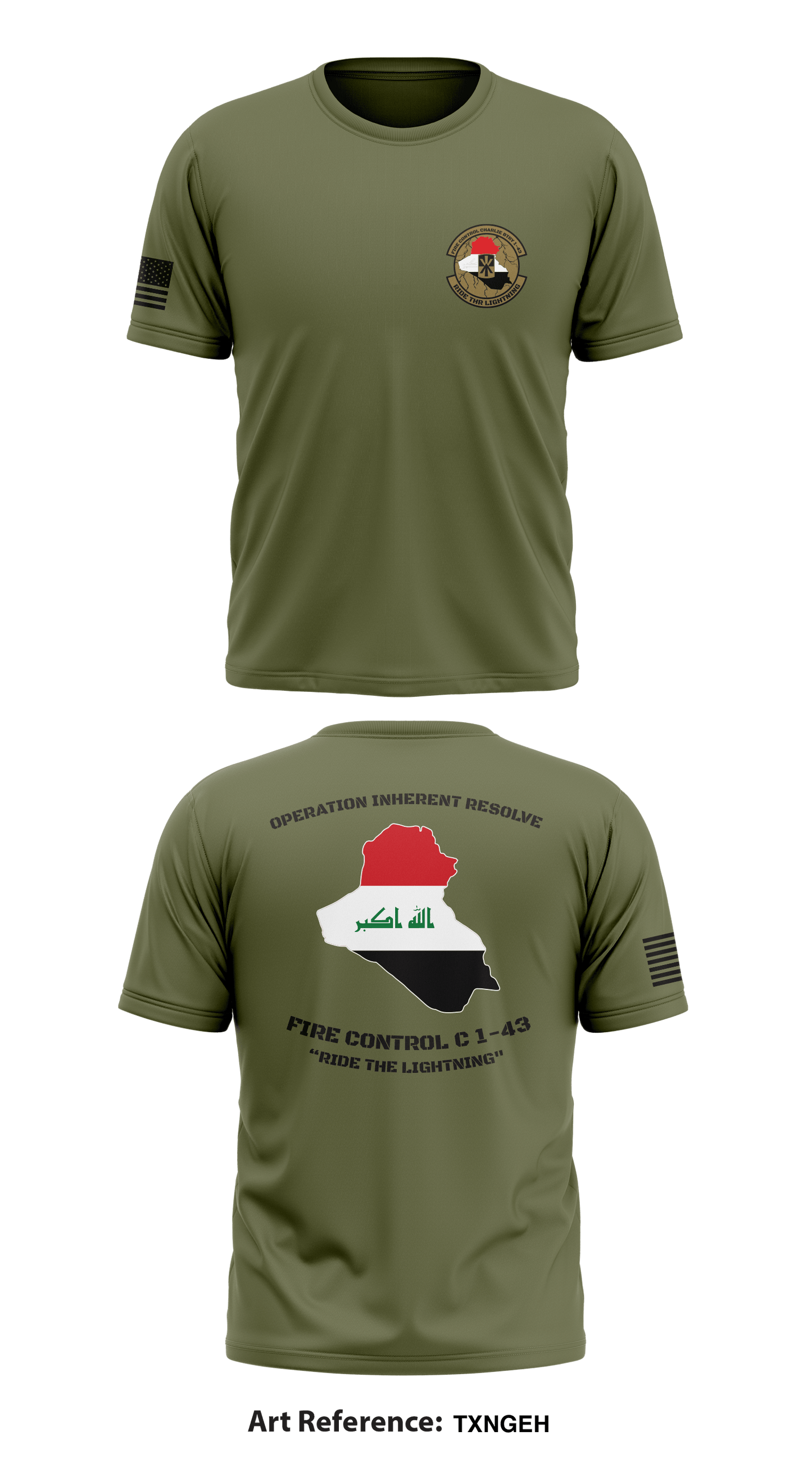 Fire Control C 1-43 Store 1 Core Men's SS Performance Tee - TxNgeH