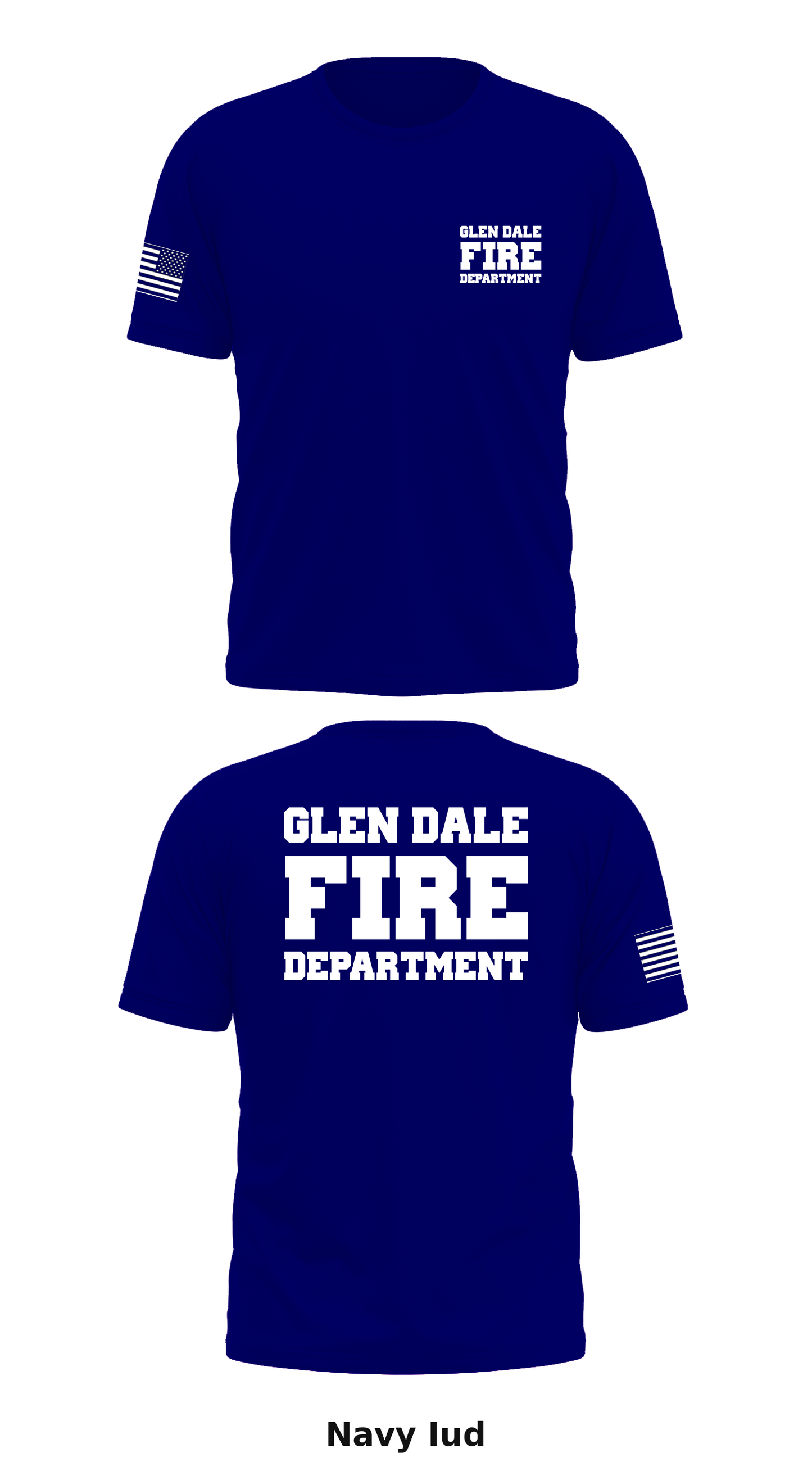 GLEN DALE FIRE DEPT Store 1 Core Men's SS Performance Tee - Iud