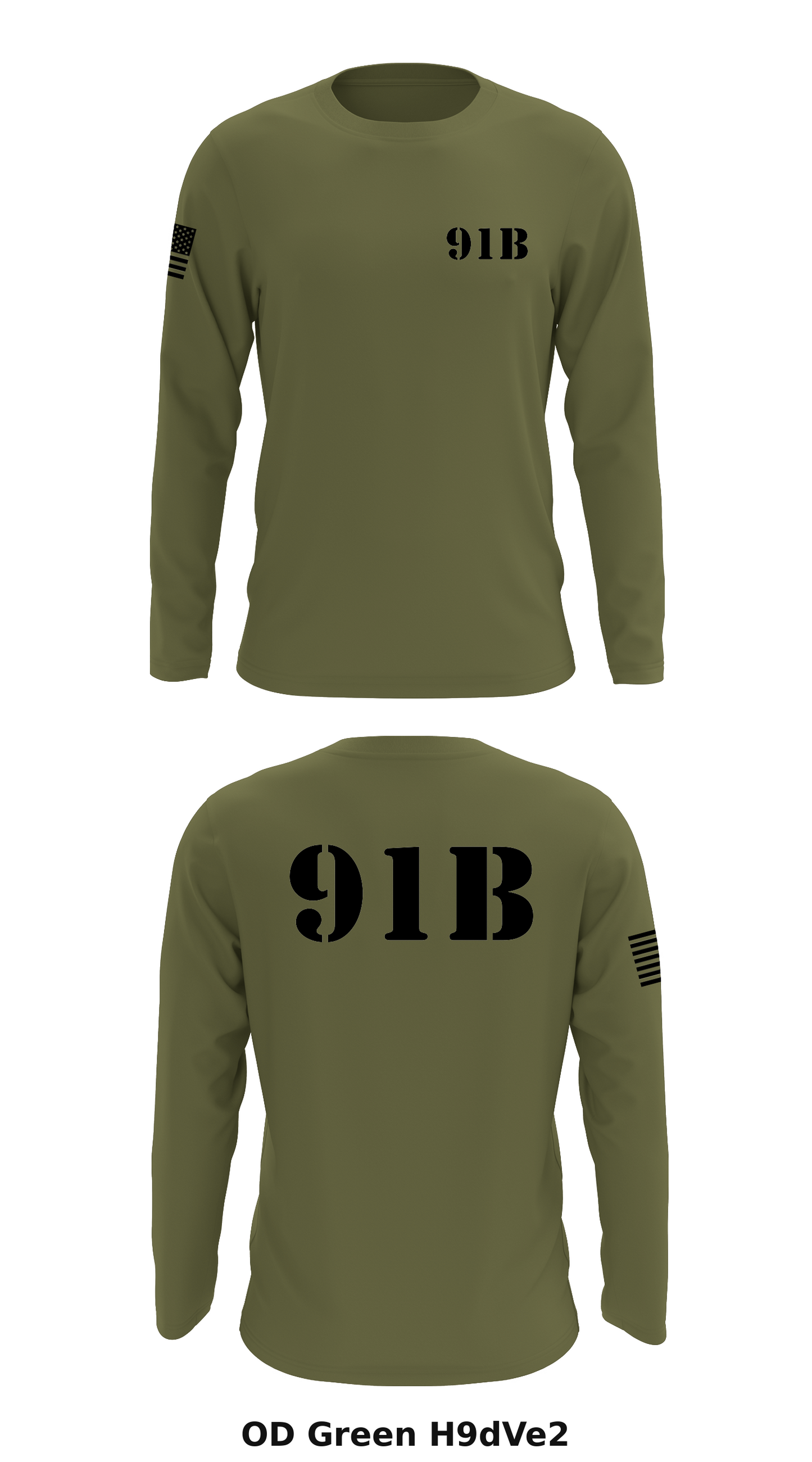 91b Store 1 Core Men's LS Performance Tee - H9dVe2