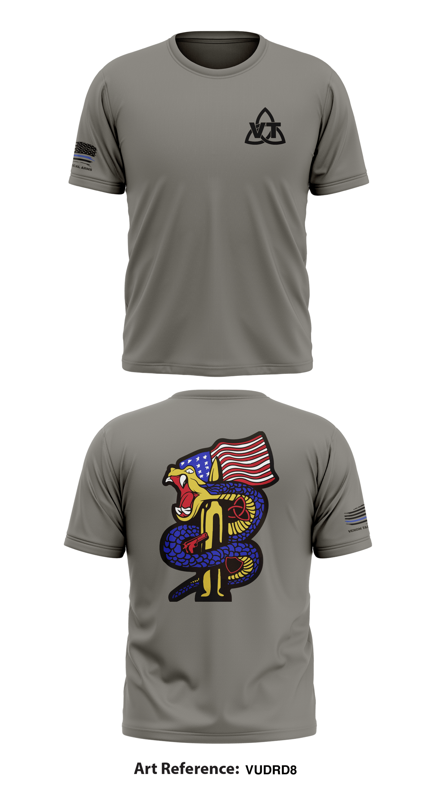 Venom Tactical Arms Store 1 Core Men's SS Performance Tee - VuDrd8
