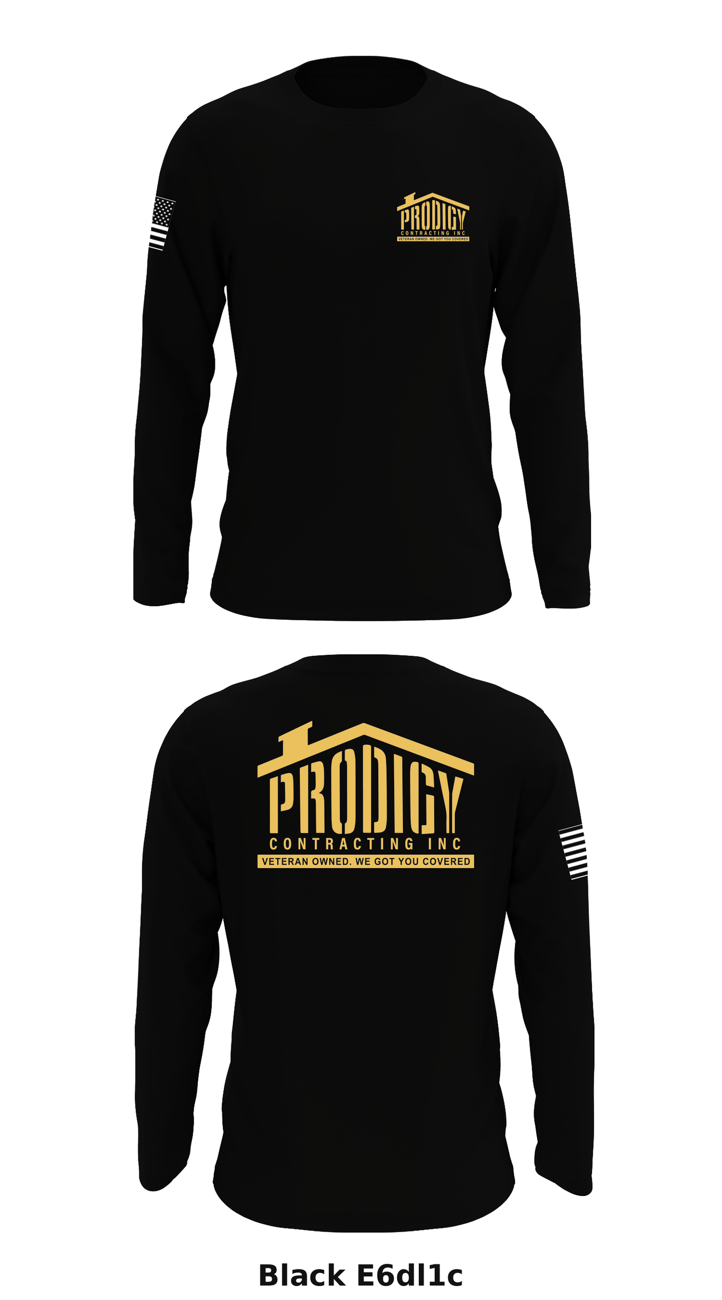 Prodigy Contracting inc Store 1 Core Men's LS Performance Tee - E6dl1c