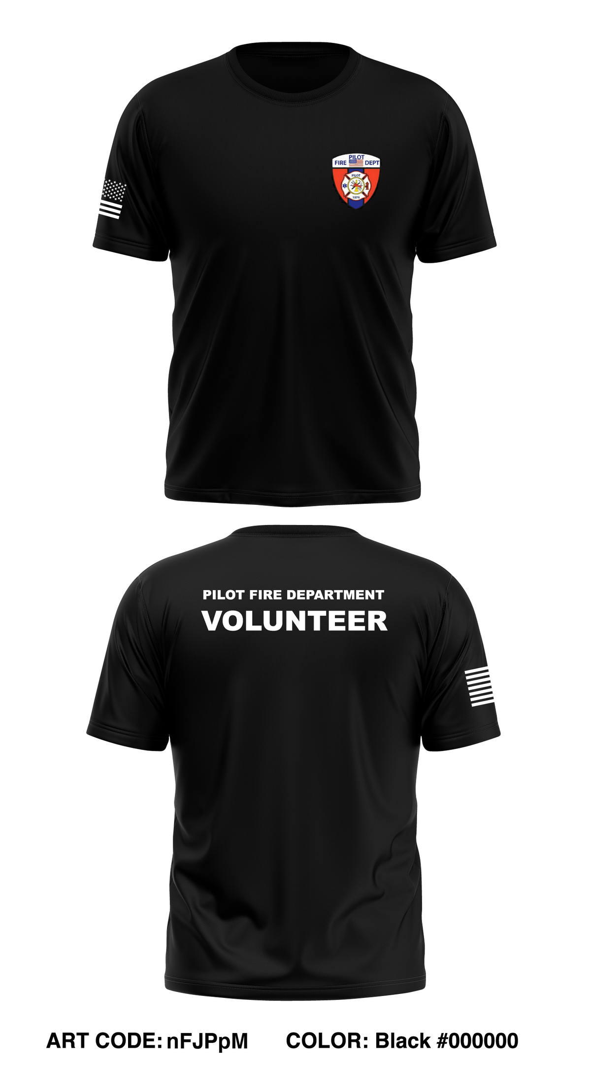pilot fire department Store 1 Core Men's SS Performance Tee - nFJPpM