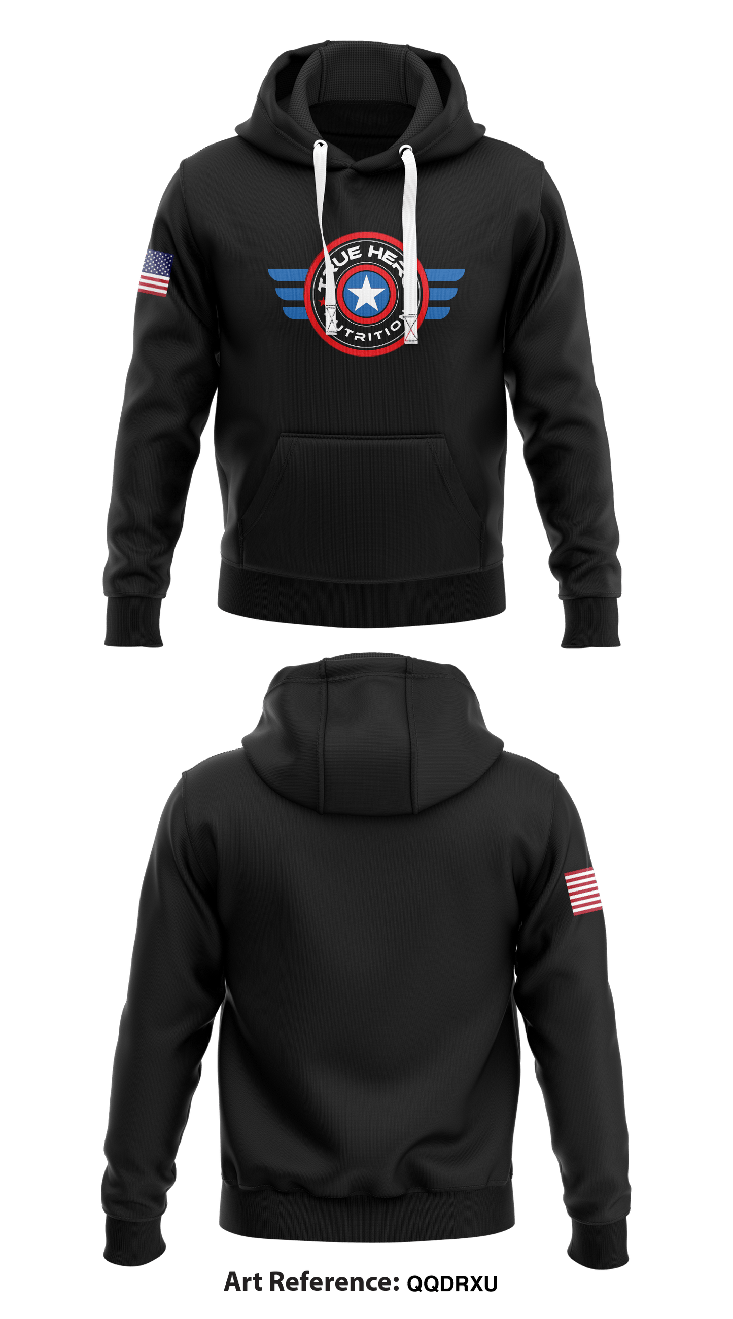 True Hero Nutrition Store 1 Core Men's Hooded Performance Sweatshirt - QQDRxu