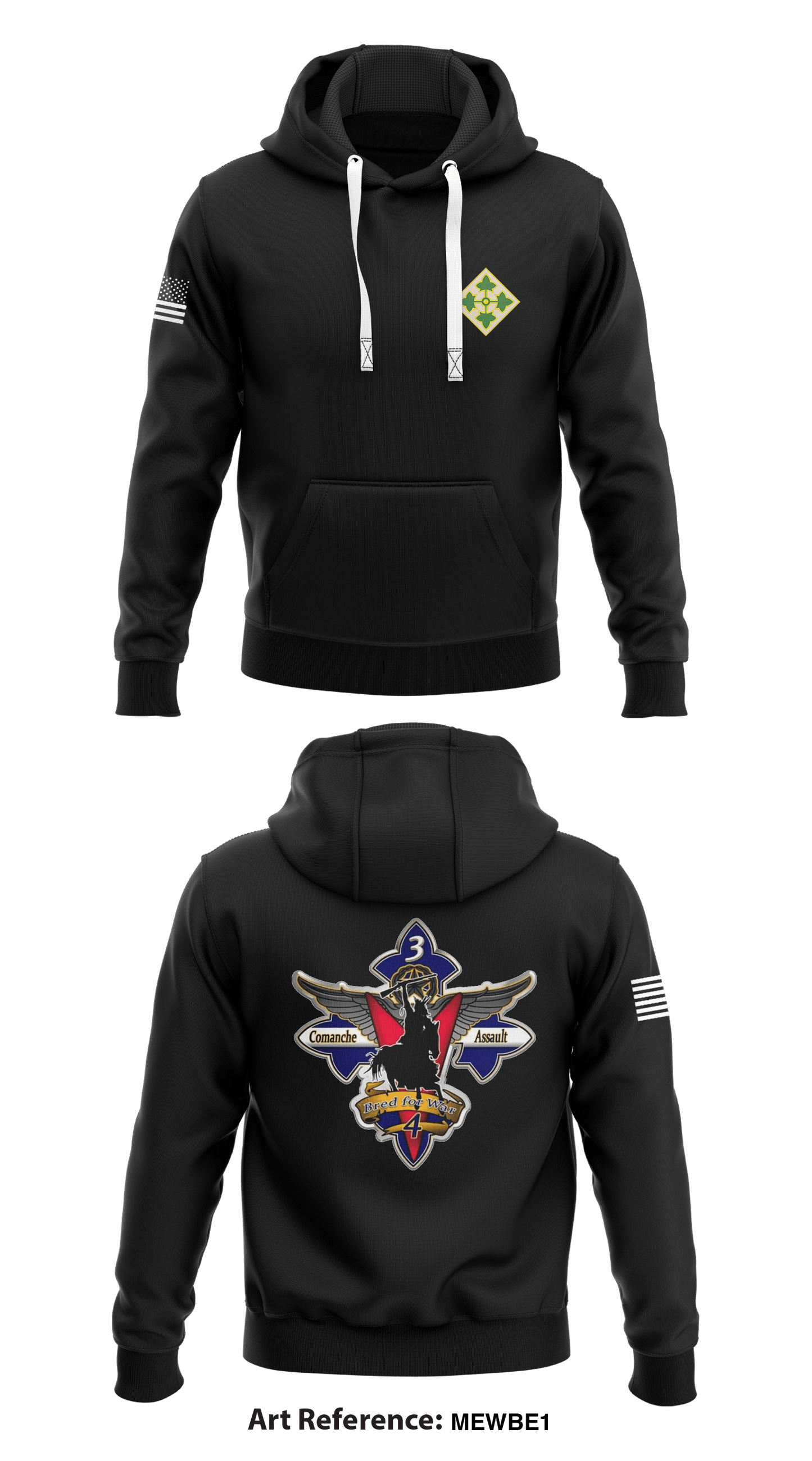 3-4 AHB, 4 CAB Store 1 Core Men's Hooded Performance Sweatshirt - MEwBE1