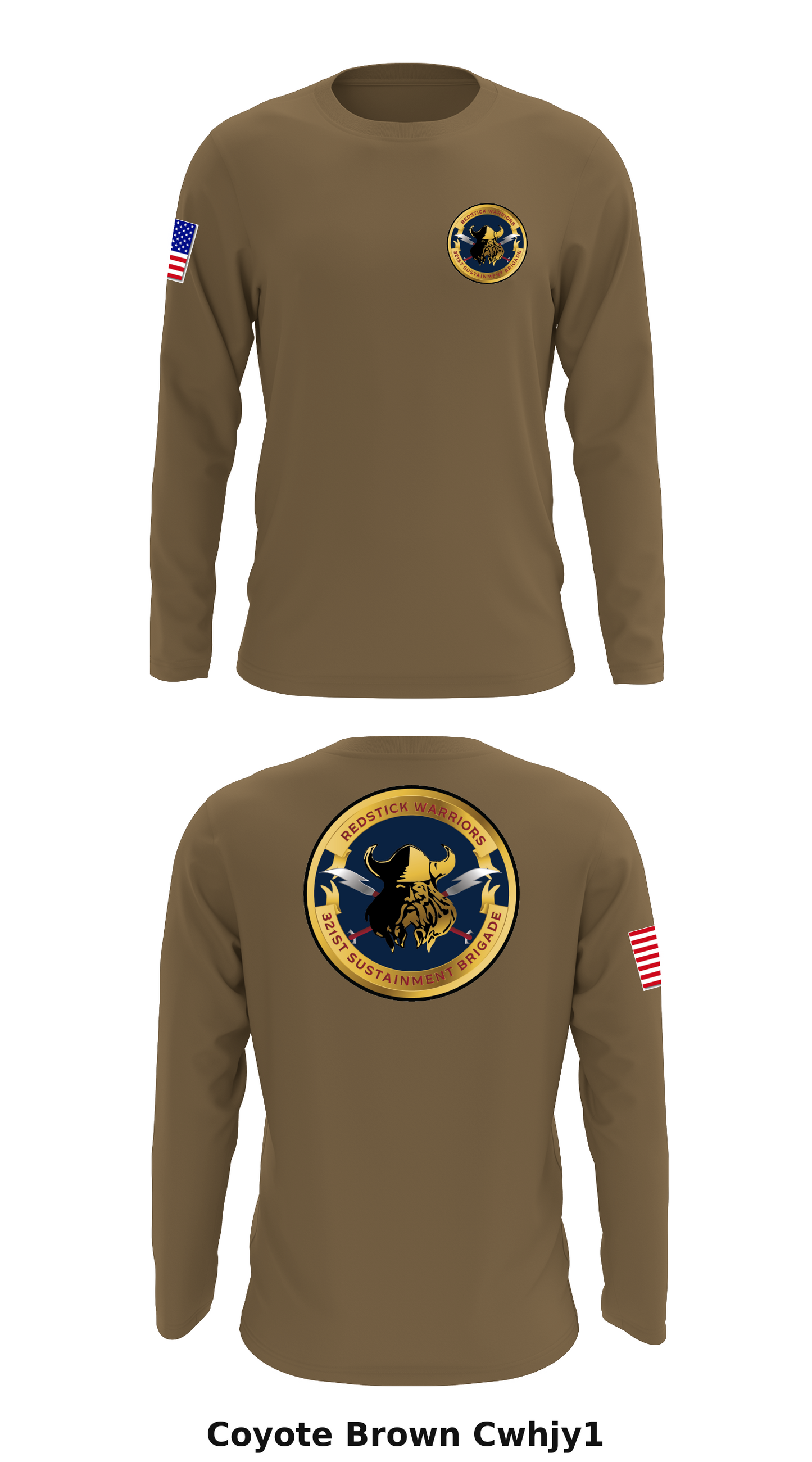 321st Sustainment Brigade Store 1 Core Men's LS Performance Tee - Cwhjy1