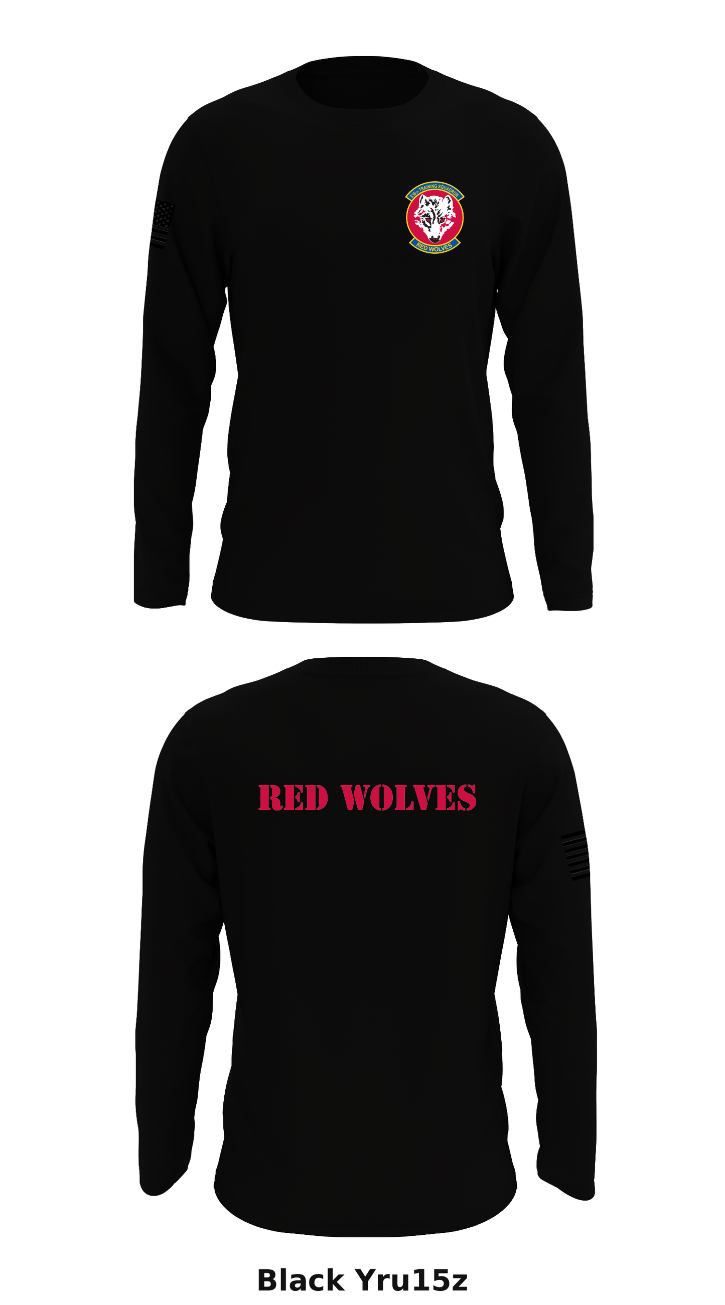 336th red wolves Store 1 Core Men's LS Performance Tee - Yru15z