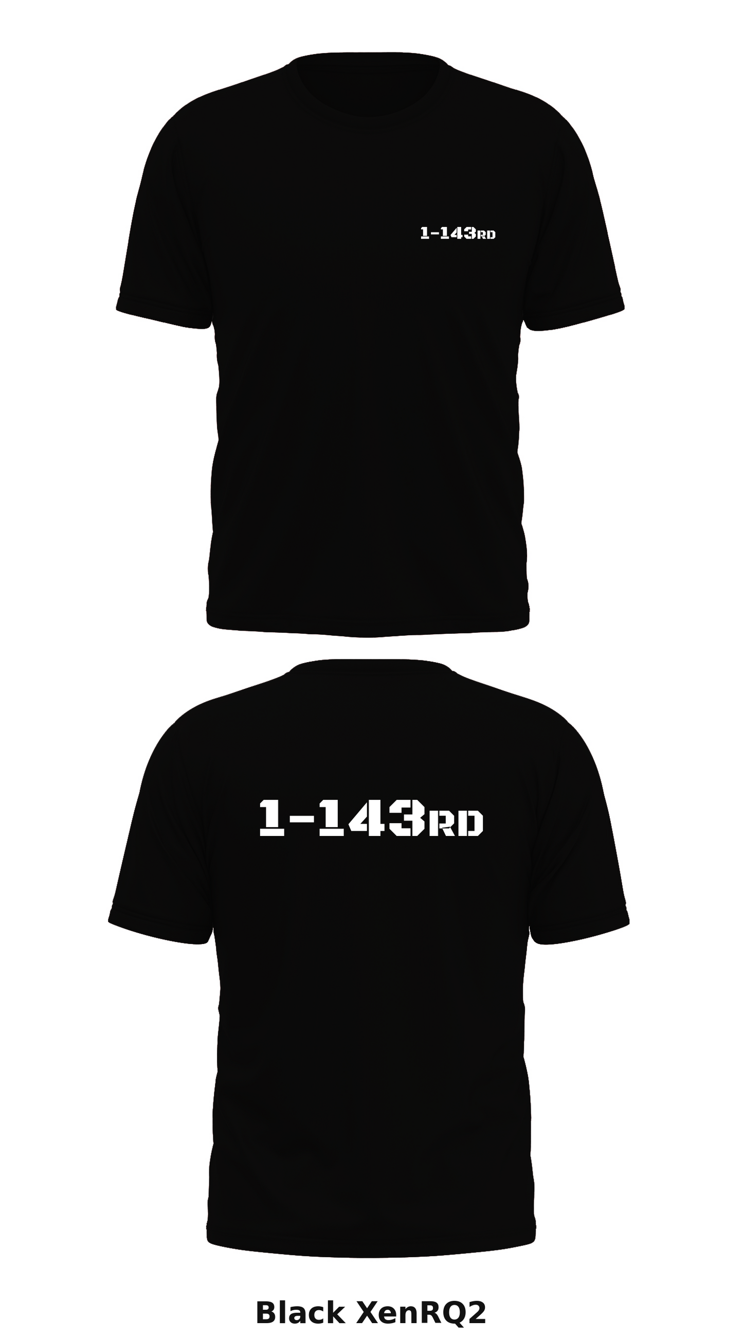 1-143rd Store 1 Core Men's SS Performance Tee - XenRQ2