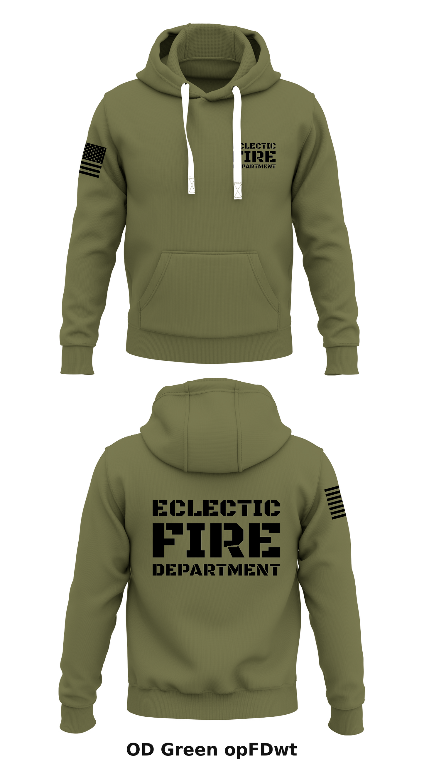 Eclectic Fire Department Store 1 Core Men's Hooded Performance Sweatshirt - opFDwt