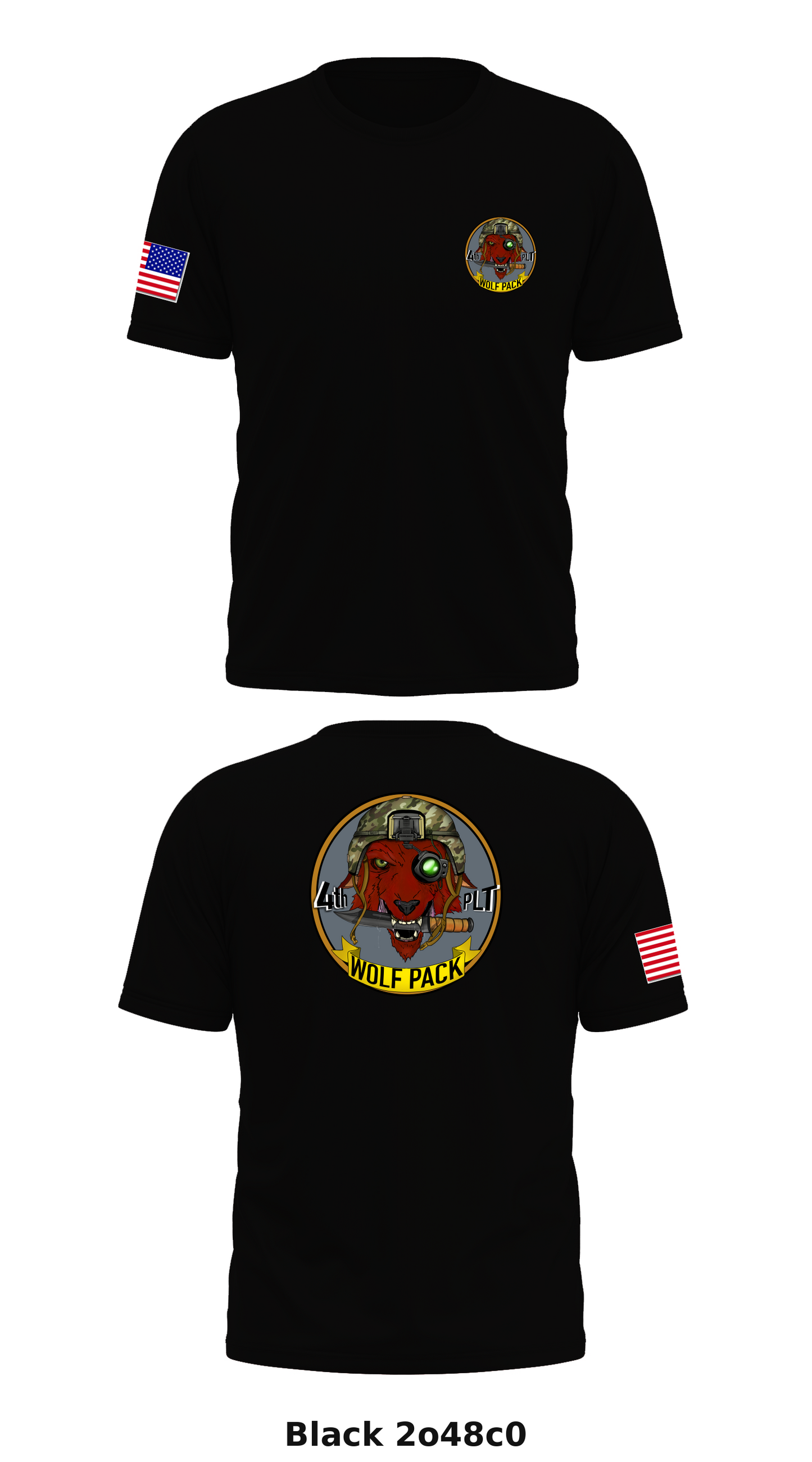 524th 25ctc road master Wolf pack Store 1 Core Men's SS Performance Tee - 2o48c0