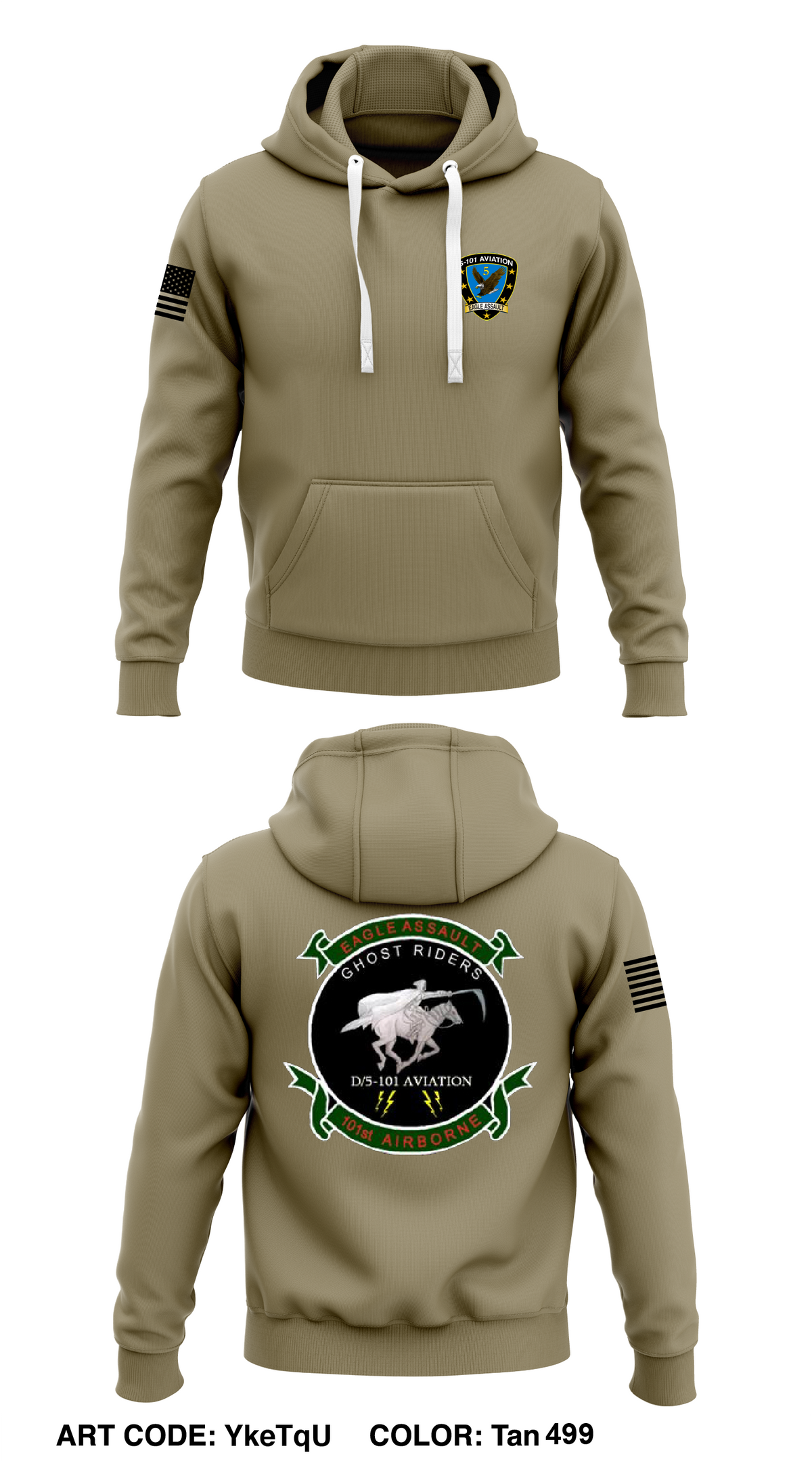D Co, 5 BN, 11st CAB Store 1 Core Men's Hooded Performance Sweatshirt - YkeTqU
