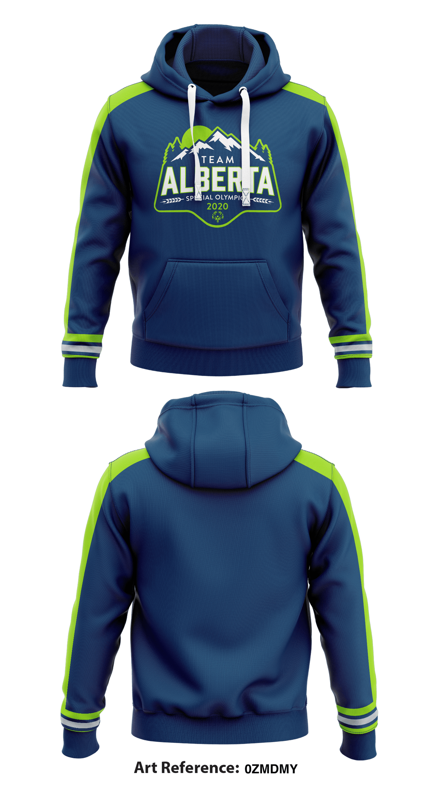 Team Alberta Store 1 Core Men's Hooded Performance Sweatshirt - 0zmDMY