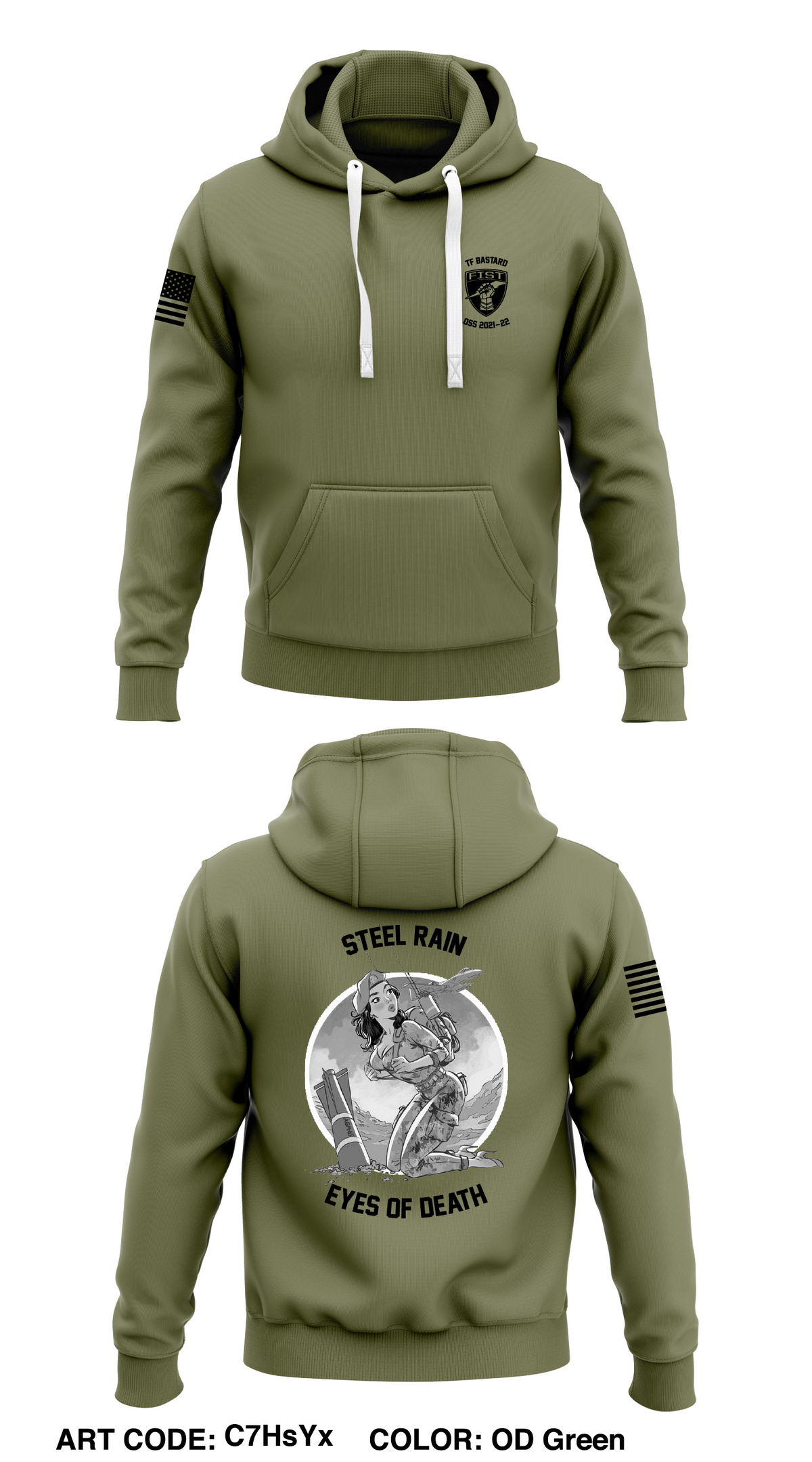 HHC 1-194 AR Store 1 Core Men's Hooded Performance Sweatshirt - C7HsYx