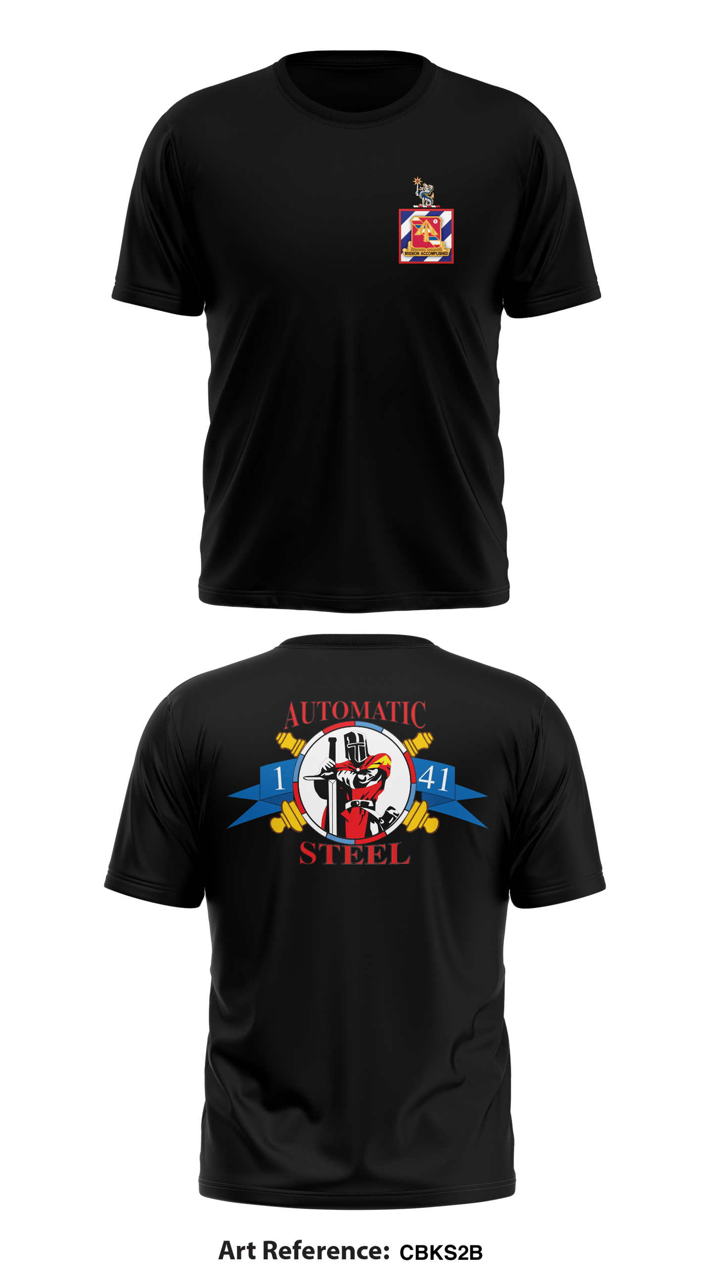A BTRY 1-41 FA Store 1 Core Men's SS Performance Tee - cBks2B