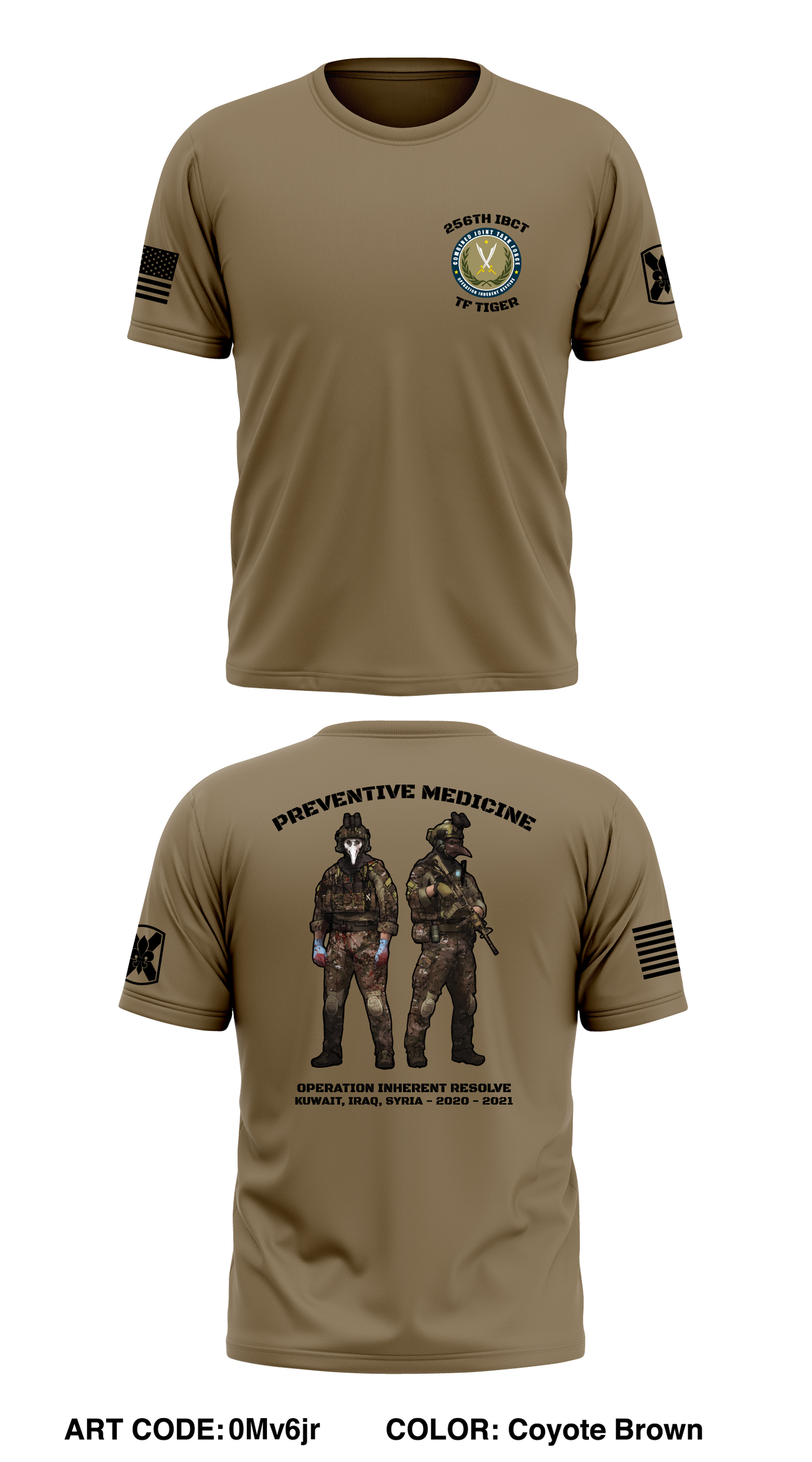 LANG 256th IBCT Store 1 Core Men's SS Performance Tee - 0Mv6jr