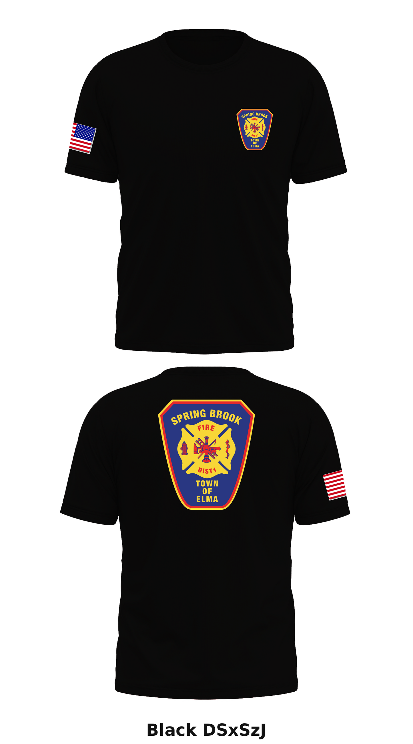 Spring Brook Fire District #1 Store 1 Core Men's SS Performance Tee - DSxSzJ