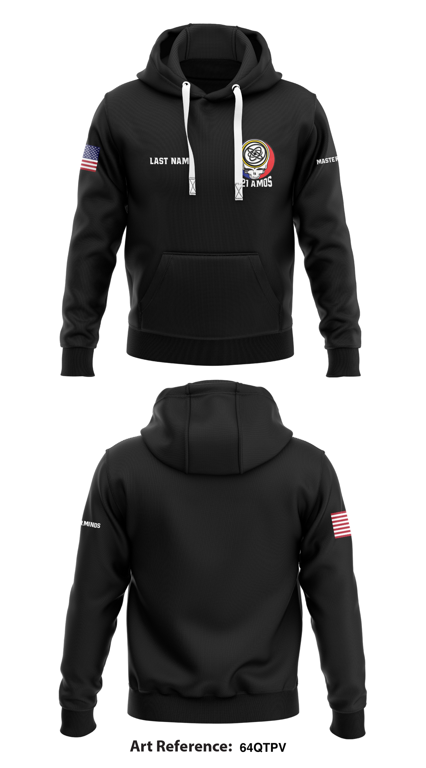 321 AMOS Store 1 Core Men's Hooded Performance Sweatshirt - 64qtpV