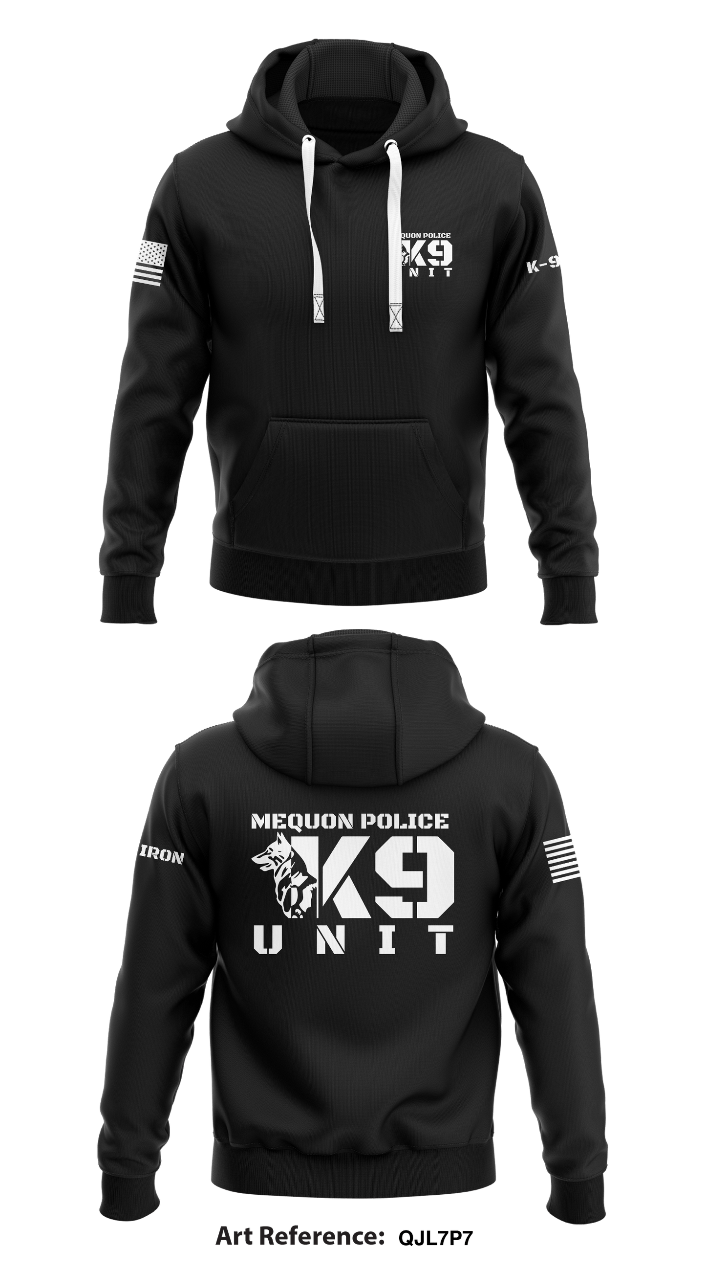 Mequon PD K-9 Store 1 Core Men's Hooded Performance Sweatshirt - qjL7p7