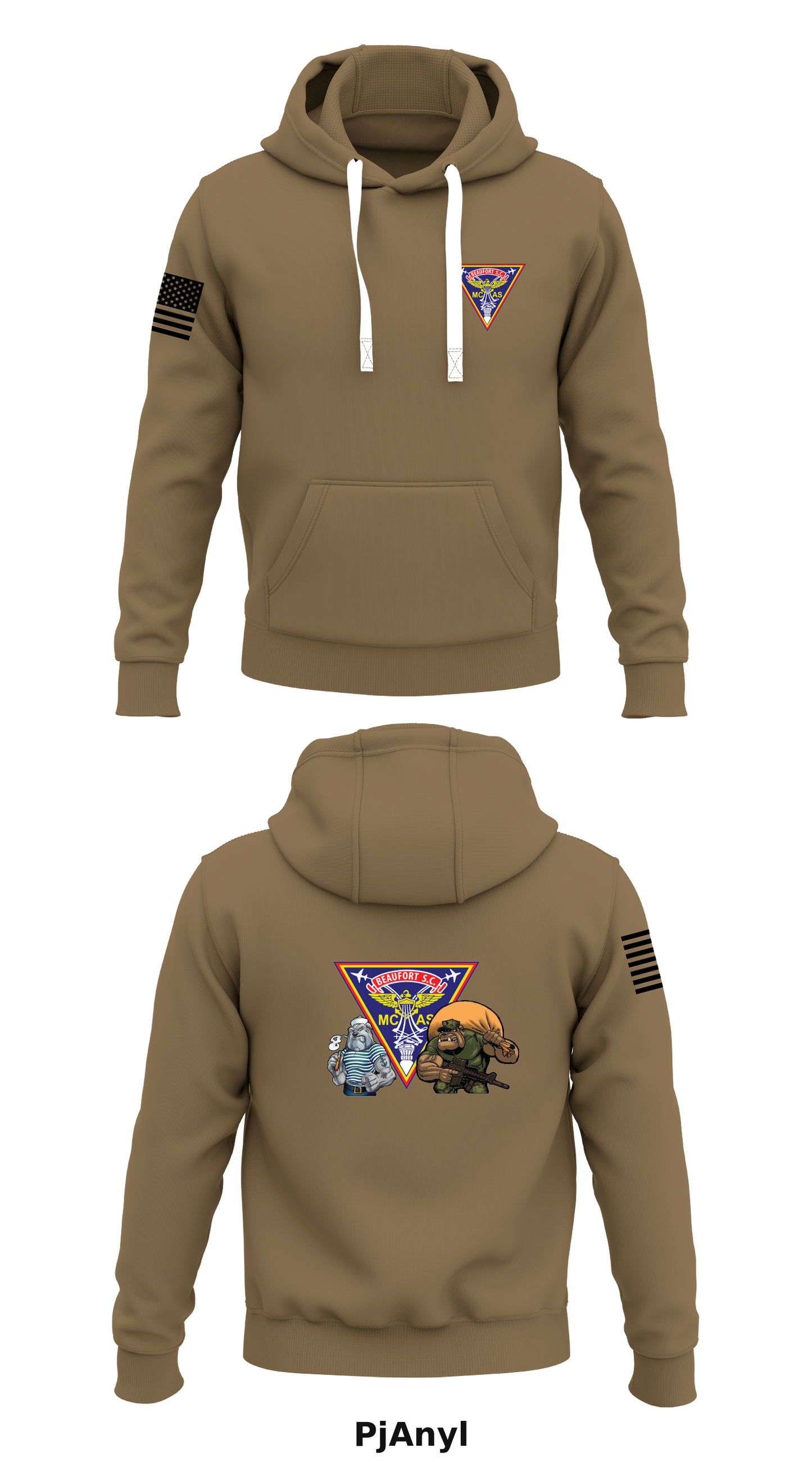 Station Supply Store 1 Core Men's Hooded Performance Sweatshirt - PjAnyl