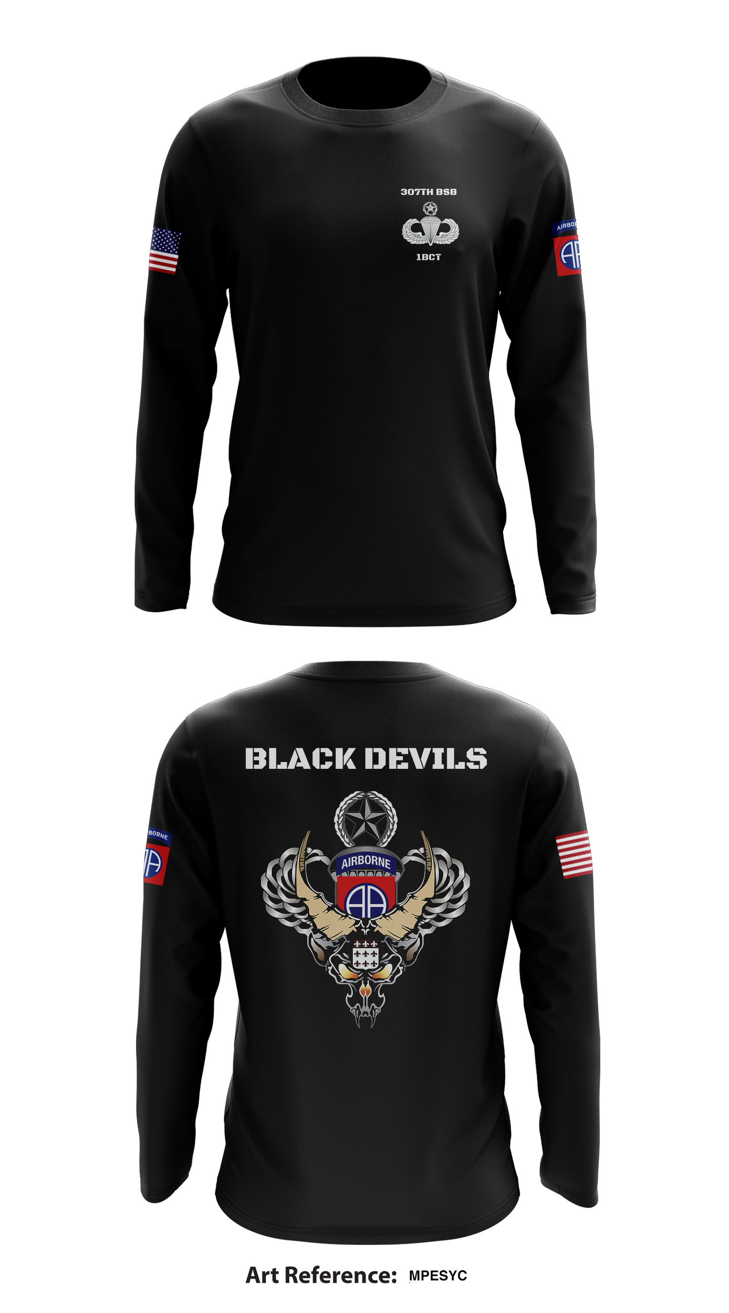 307th BSB Store 1 Core Men's LS Performance Tee - MpeSYc