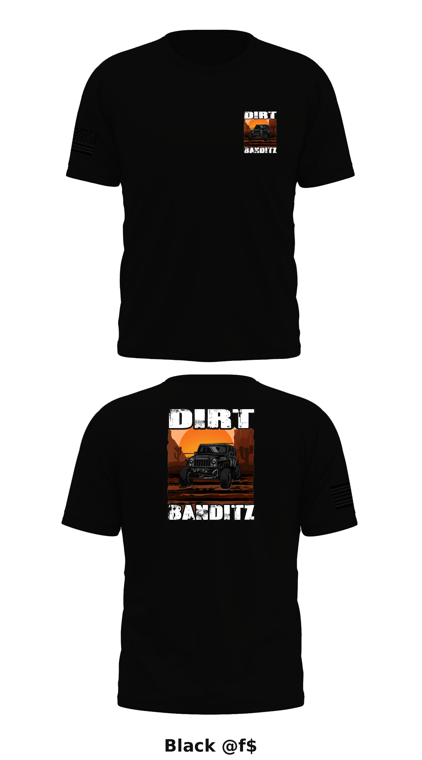 Dirt Banditz Store 1 Core Men's SS Performance Tee - @f$