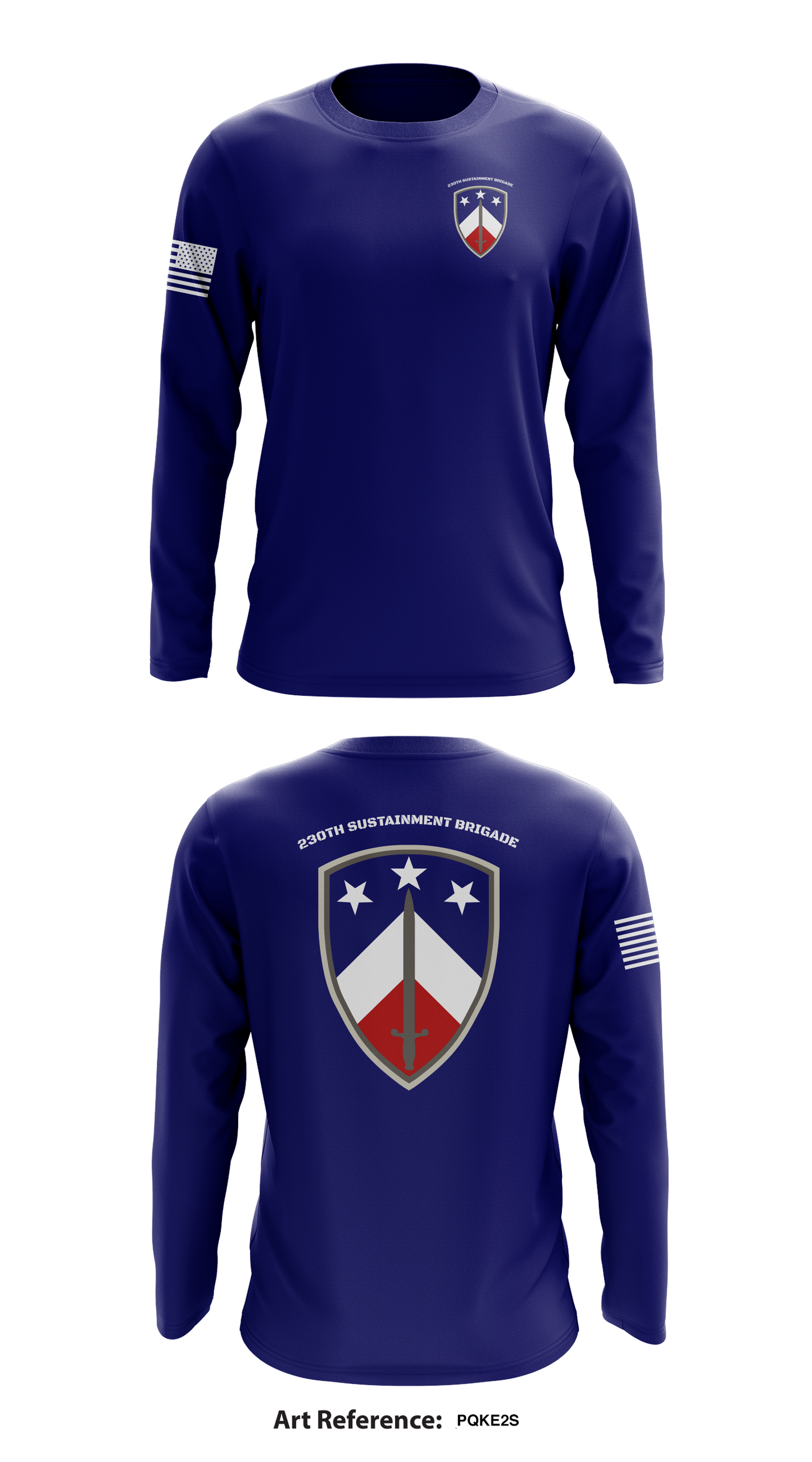 230th Sustainment Brigade Store 1 Core Men's LS Performance Tee - pQKe2s