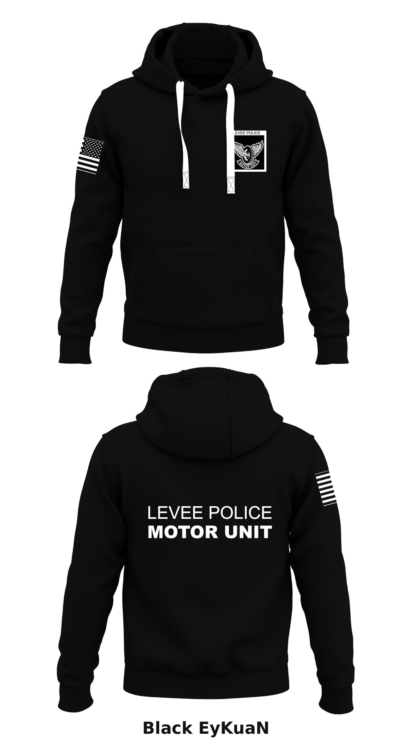 OLDPD Store 1 Core Men's Hooded Performance Sweatshirt - EyKuaN