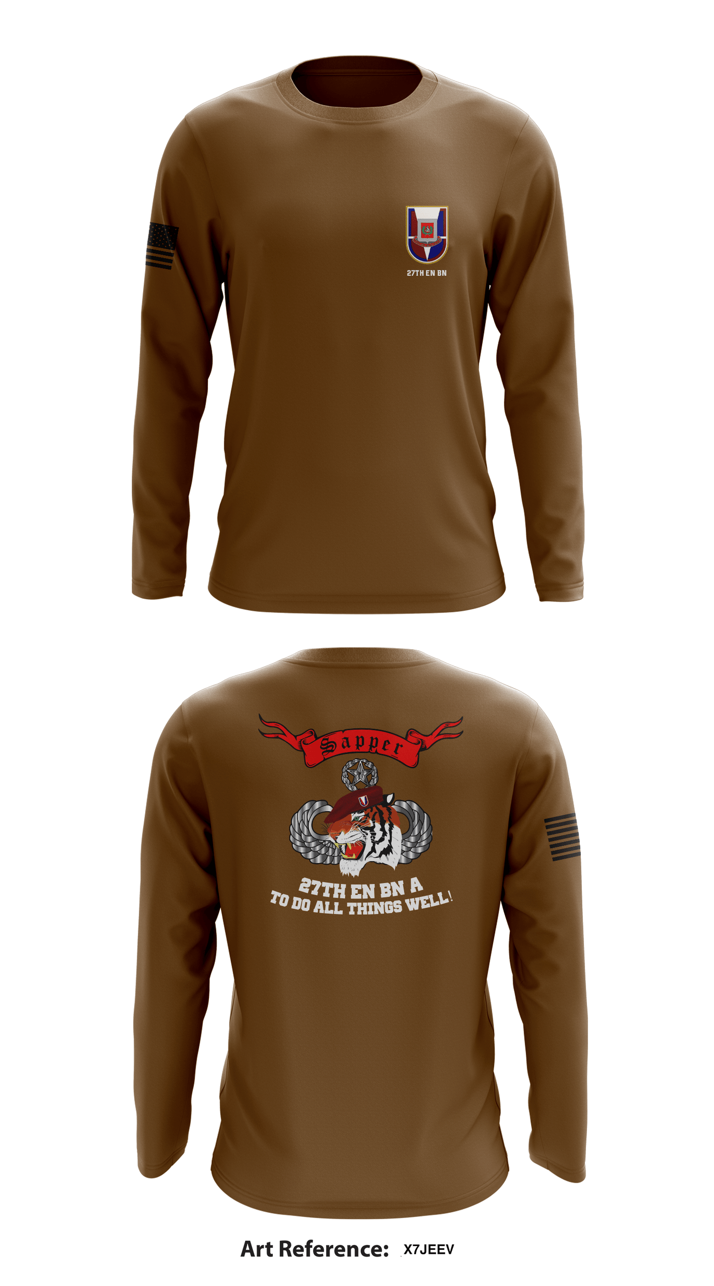 27th EN BN Core Men's LS Performance Tee - X7jeEV