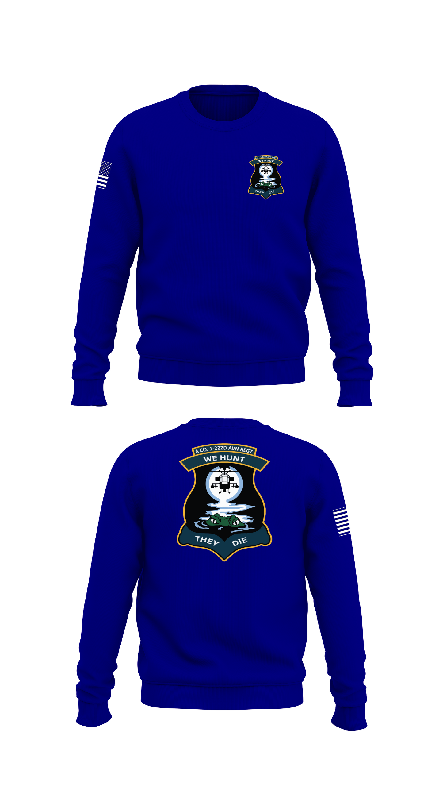 A/1-222 Core Men's Crewneck Performance Sweatshirt - 45648903904