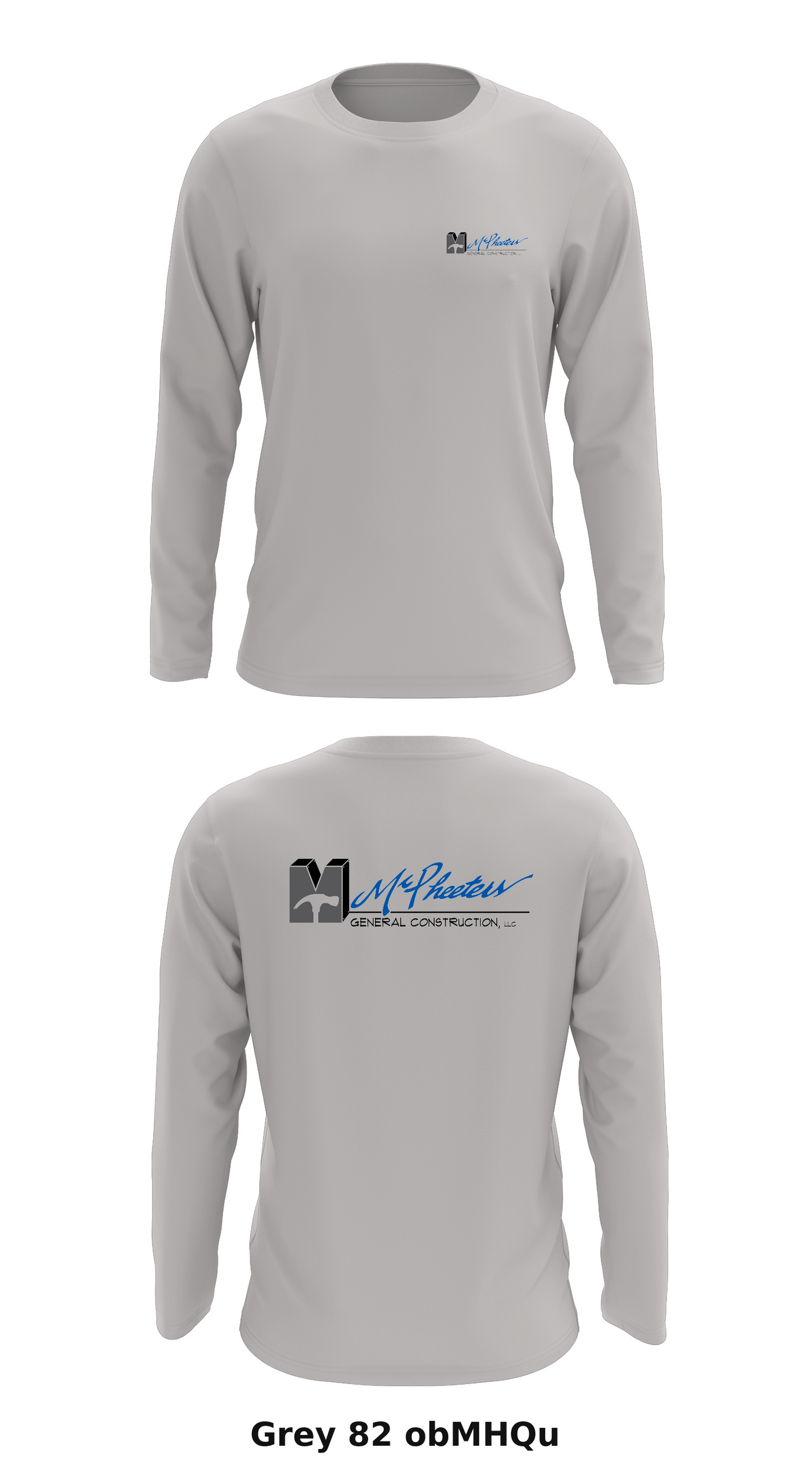 McPheeters General Construction Store 1 Core Men's LS Performance Tee - obMHQu
