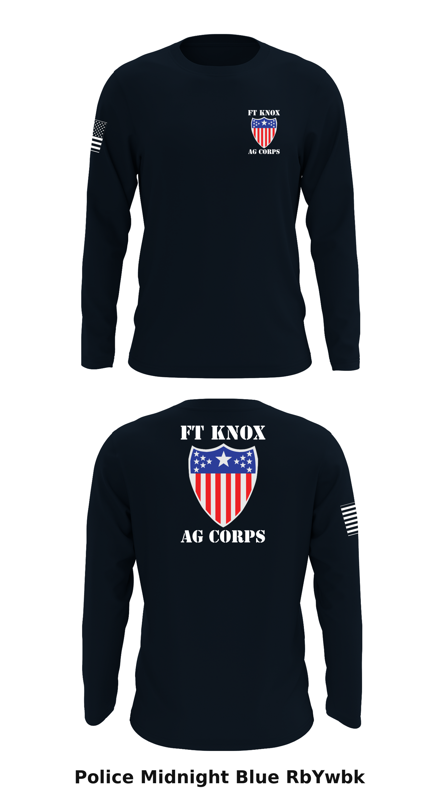 Ft Knox AG Corps Store 1 Core Men's LS Performance Tee - RbYwbk