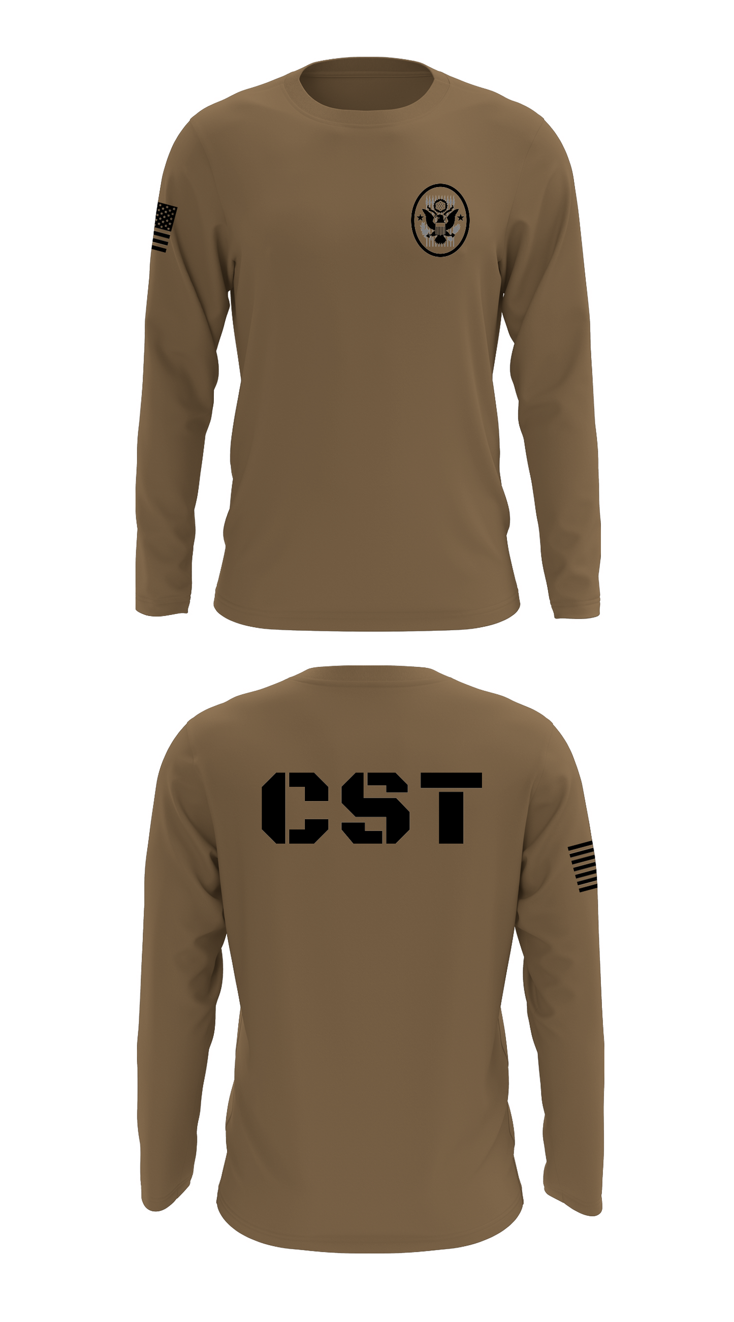 43RD CST Store 1 Core Men's LS Performance Tee - 30233196705