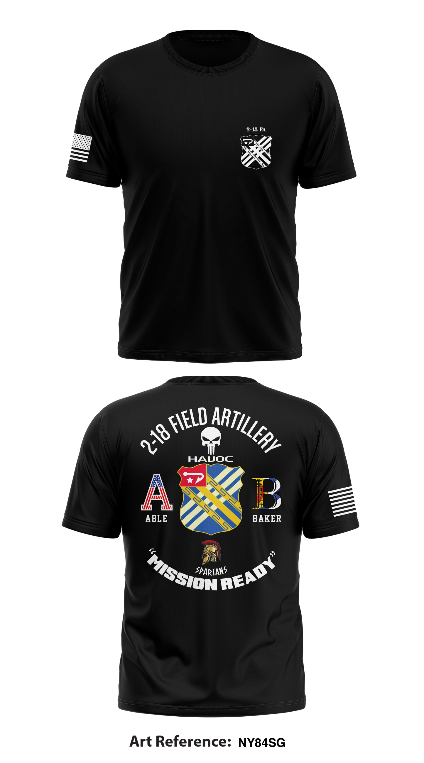 2-18 Field Artillery Store 1 Core Men's SS Performance Tee - ny84Sg