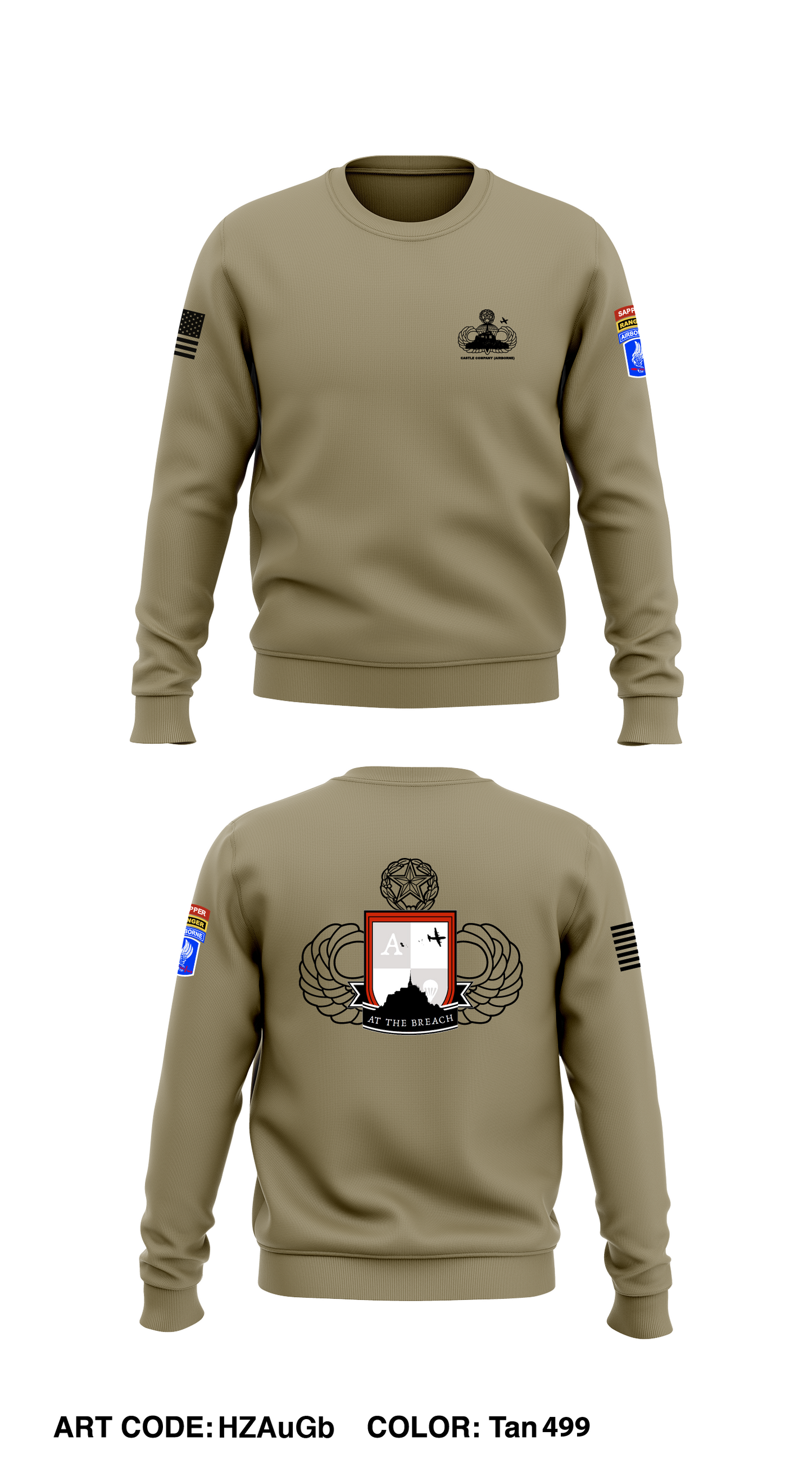 A Co 54th BEB Store 1 Core Men's Crewneck Performance Sweatshirt - HZAuGb