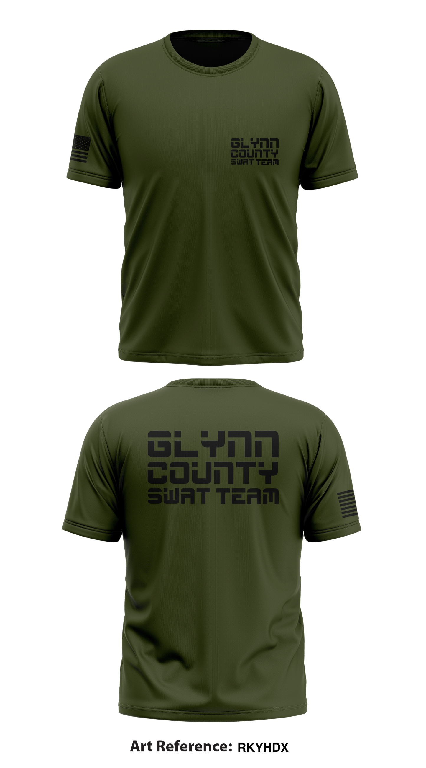 Glynn County swat team Store 1 Core Men's SS Performance Tee - rkYHDx
