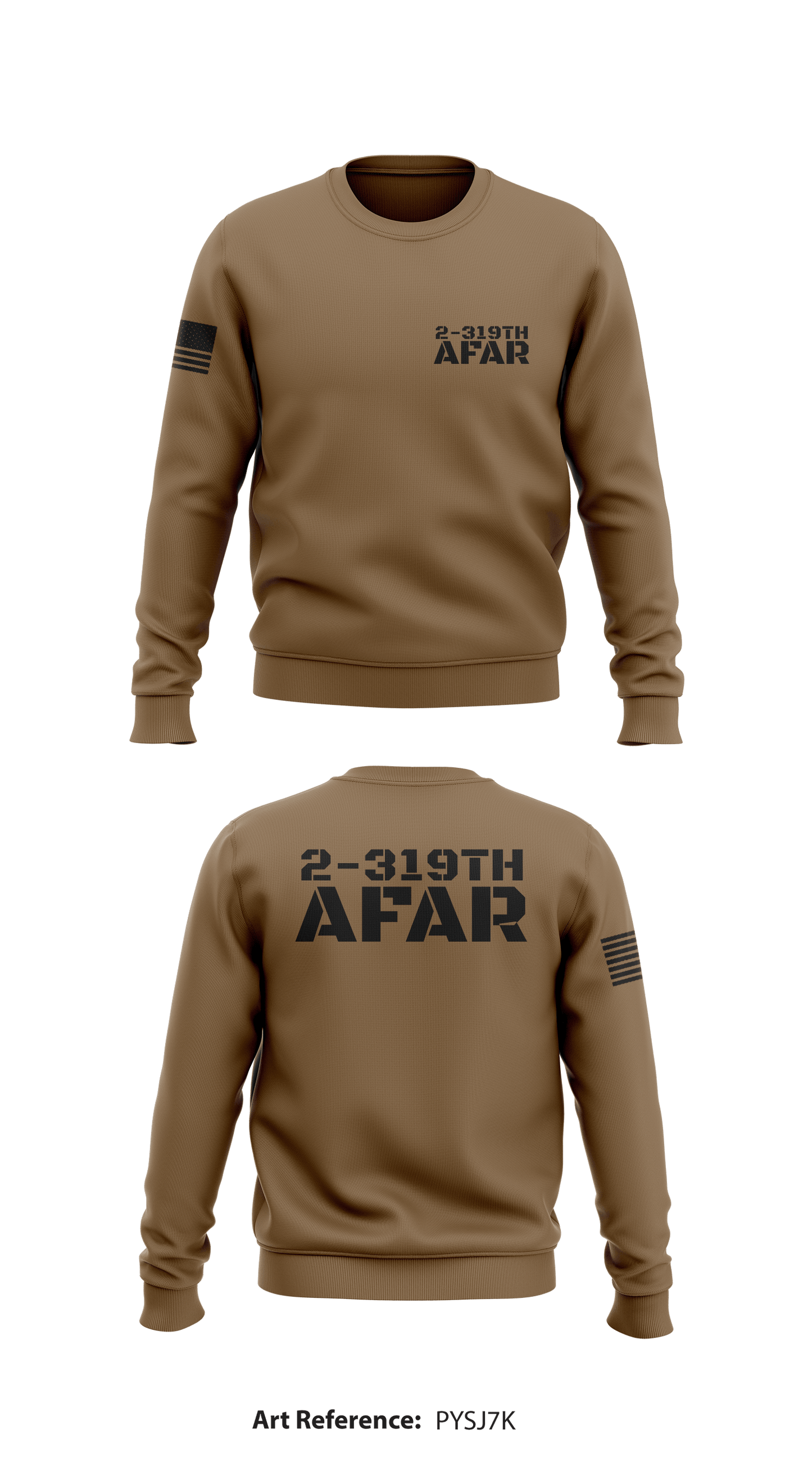 2-319th AFAR Store 1 Core Men's Crewneck Performance Sweatshirt - PYsJ7k