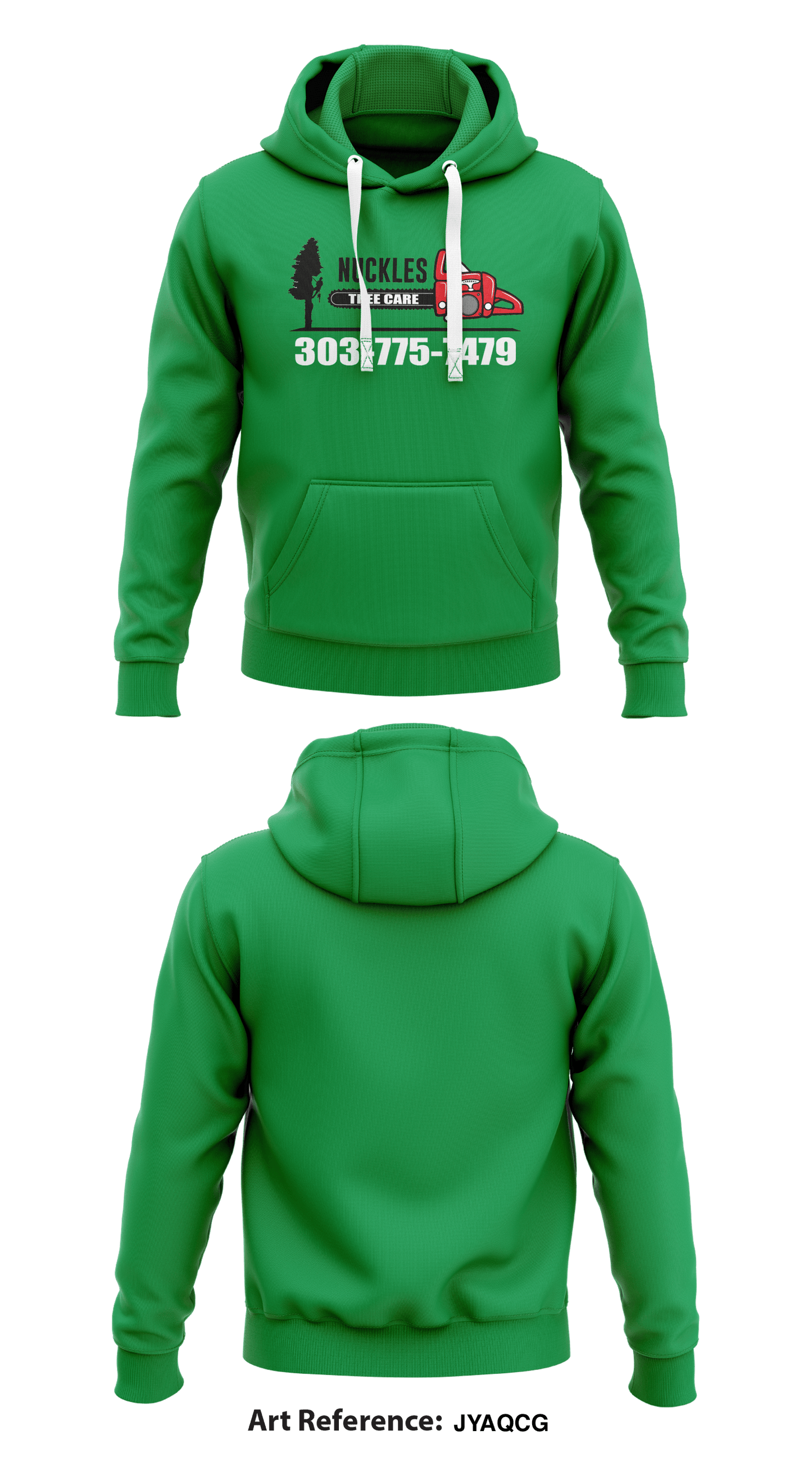 Nuckles Tree Care Core Men's Hooded Performance Sweatshirt - JYAqcG