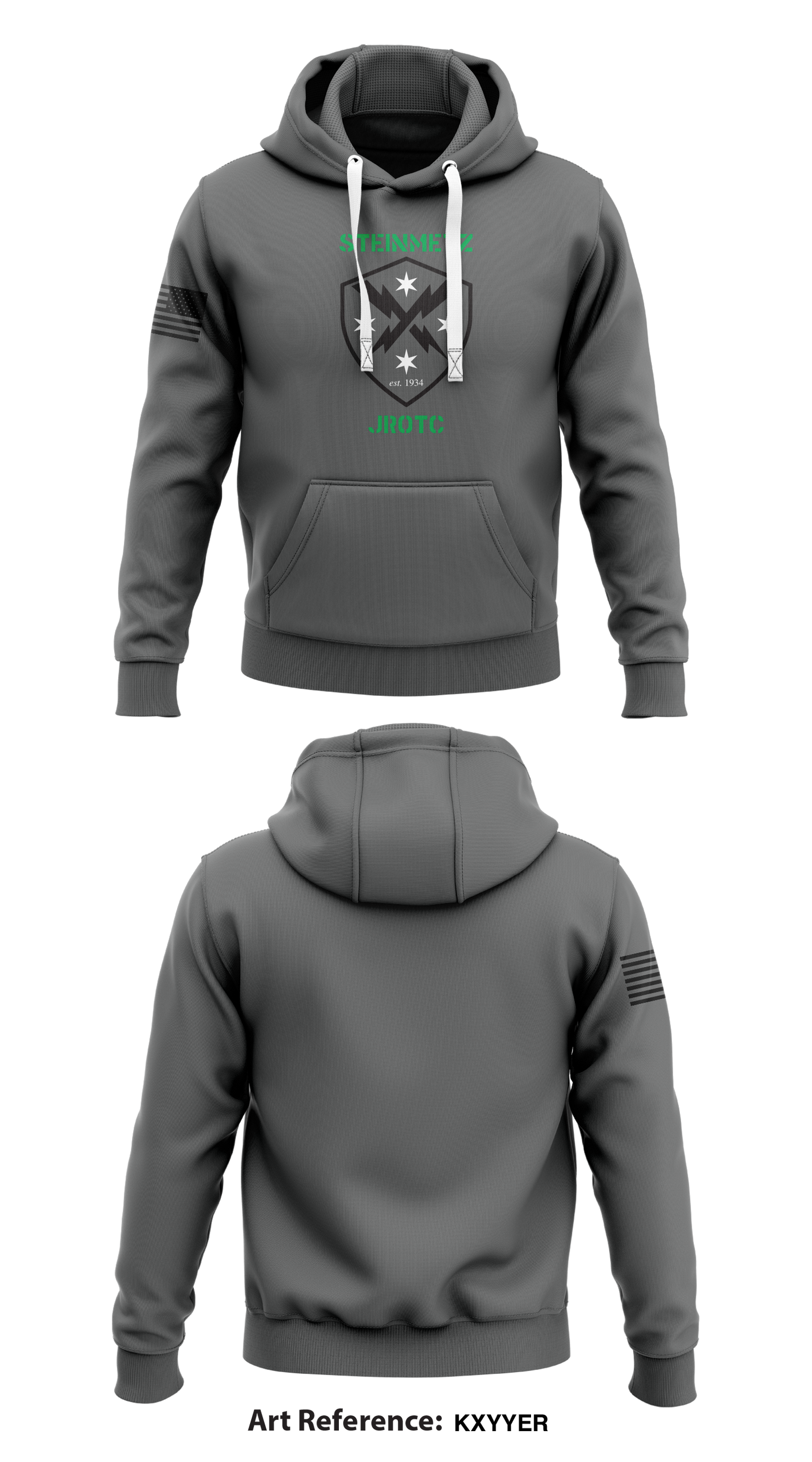 Steinmetz JROTC Store 1 Core Men's Hooded Performance Sweatshirt - KXyYER