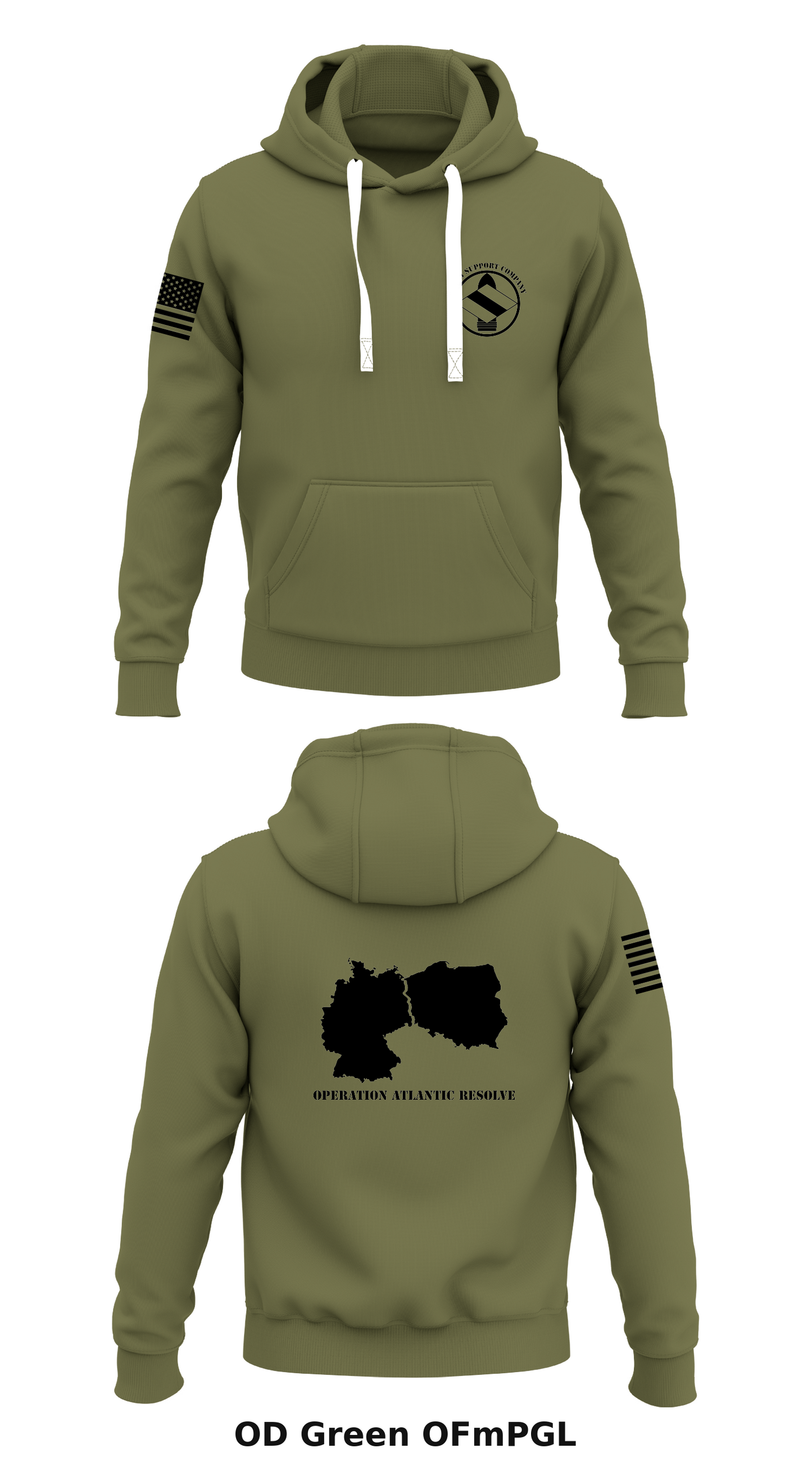 936th Support Company Store 1 Core Men's Hooded Performance Sweatshirt - OFmPGL