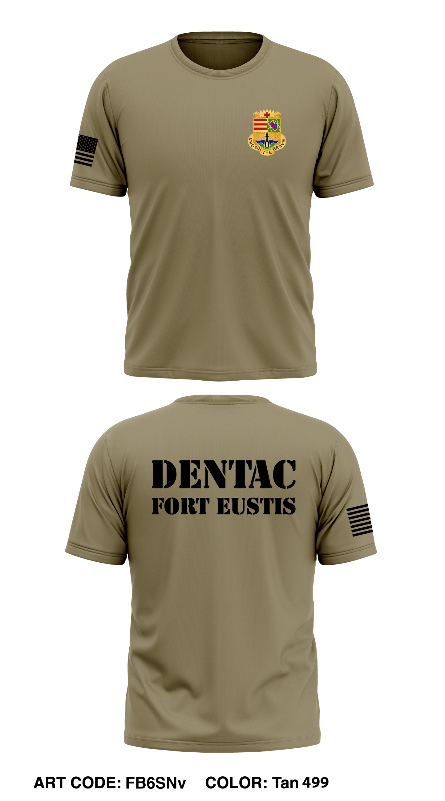 DENTAC Fort Eustis Store 1 Core Men's SS Performance Tee - FB6SNv