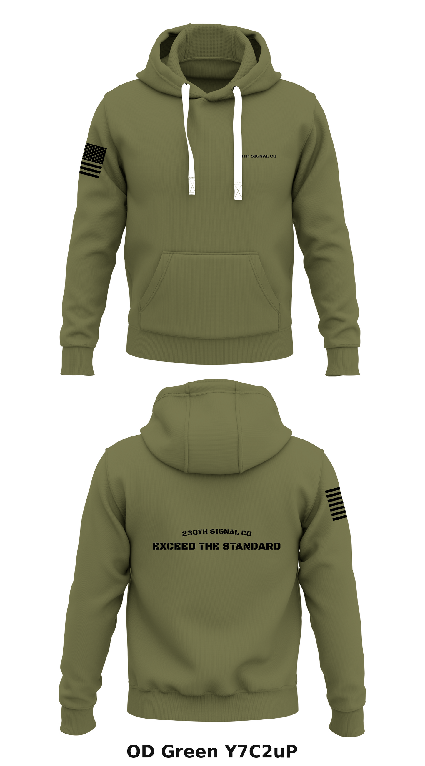 23th Signal Co Store 1 Core Men's Hooded Performance Sweatshirt - Y7C2uP