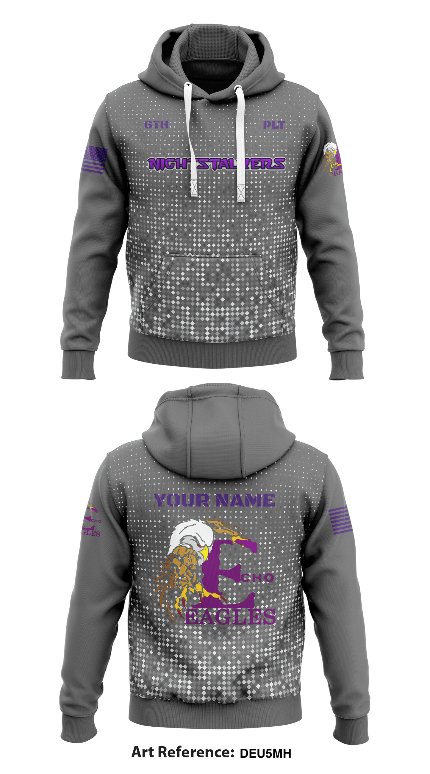 Echo Trans AIT Store 1 Core Men's Hooded Performance Sweatshirt - dEu5MH