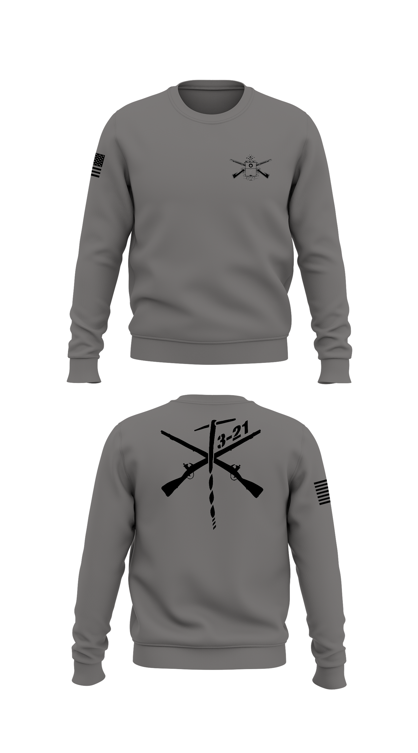 3-21 IN Core Men's Crewneck Performance Sweatshirt - 99054272749