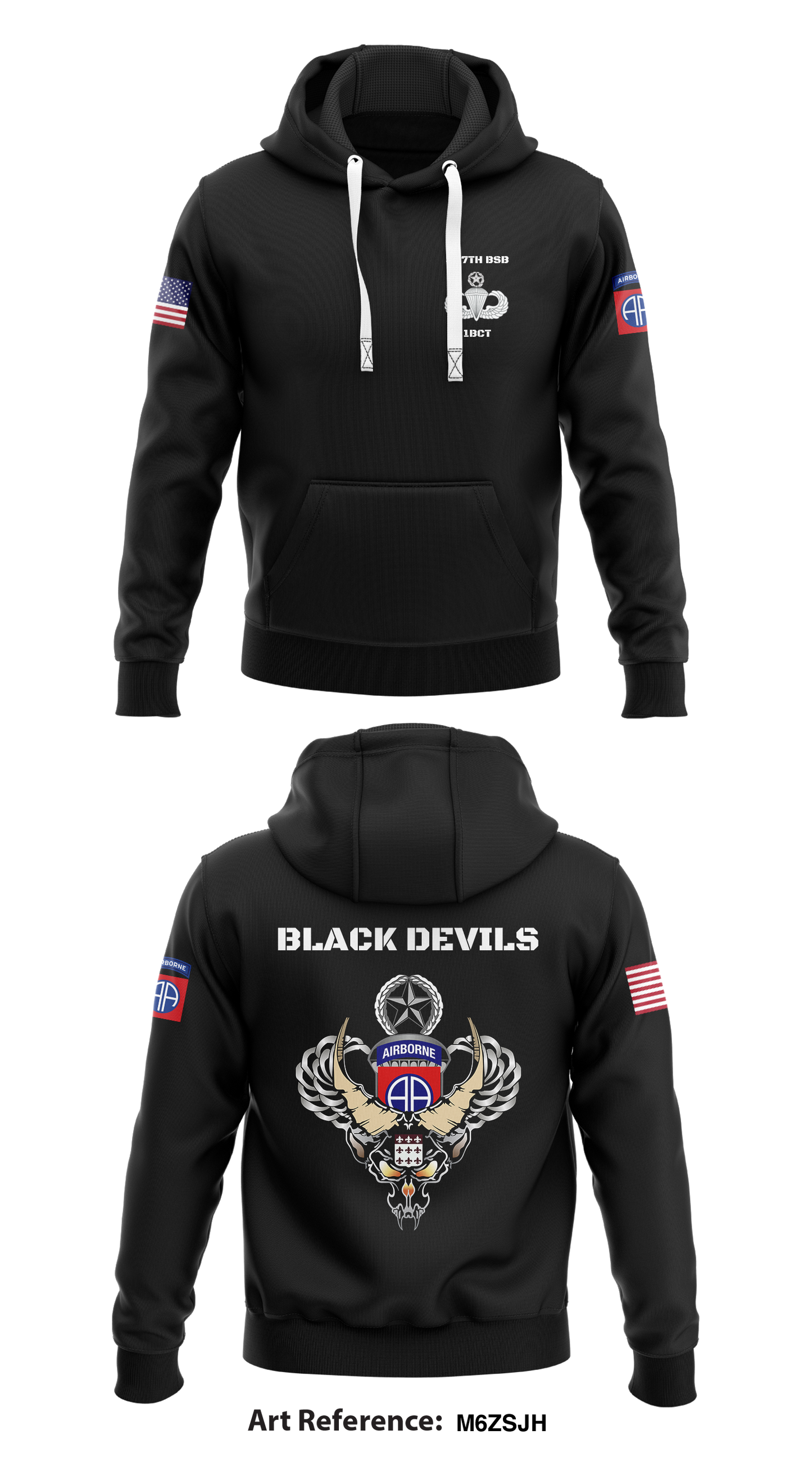 37th BSB Store 1 Core Men's Hooded Performance Sweatshirt - M6zSJh